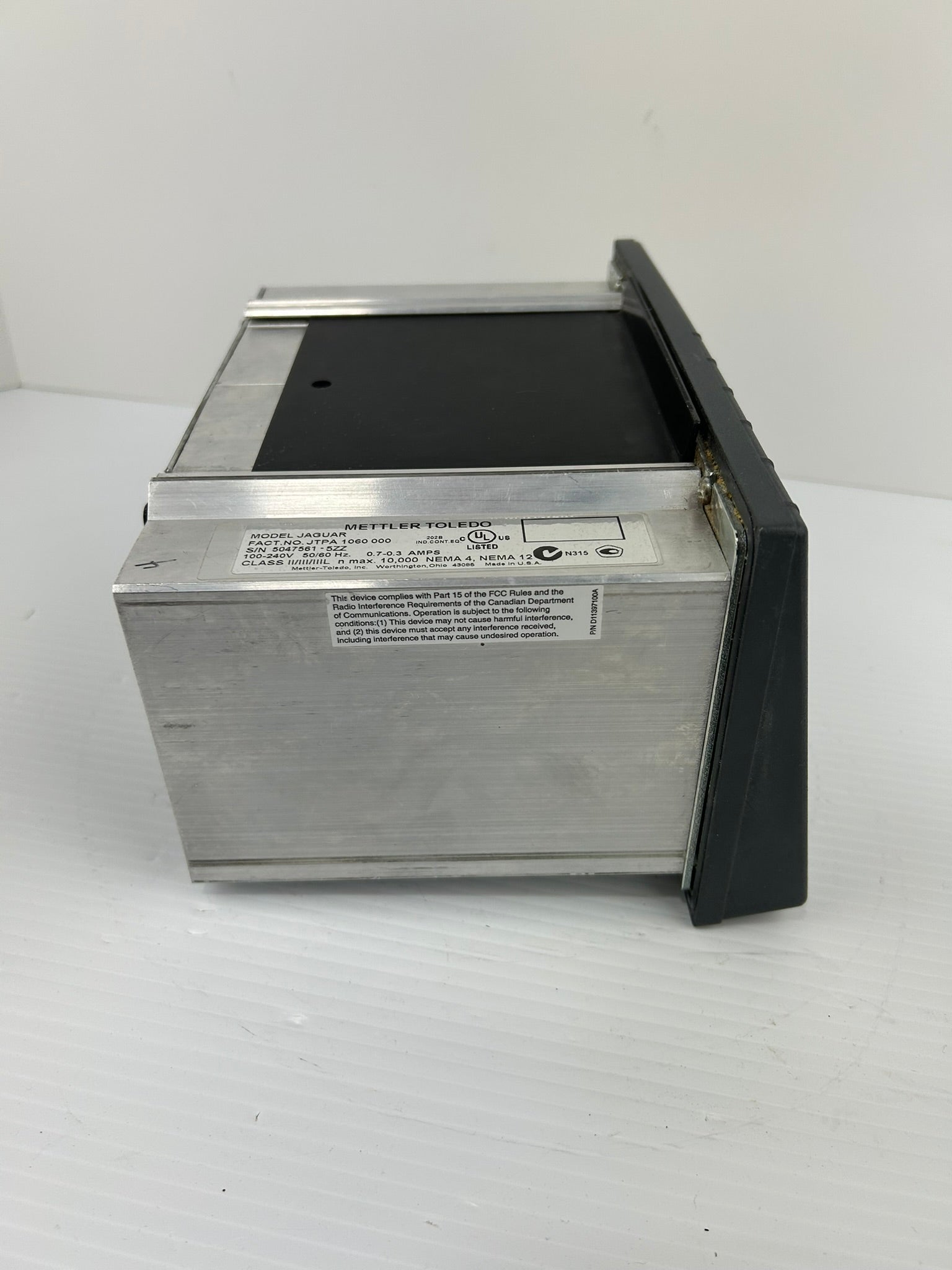Mettler Toledo JAGUAR Scale Controller Interface Panel JTPA1060000