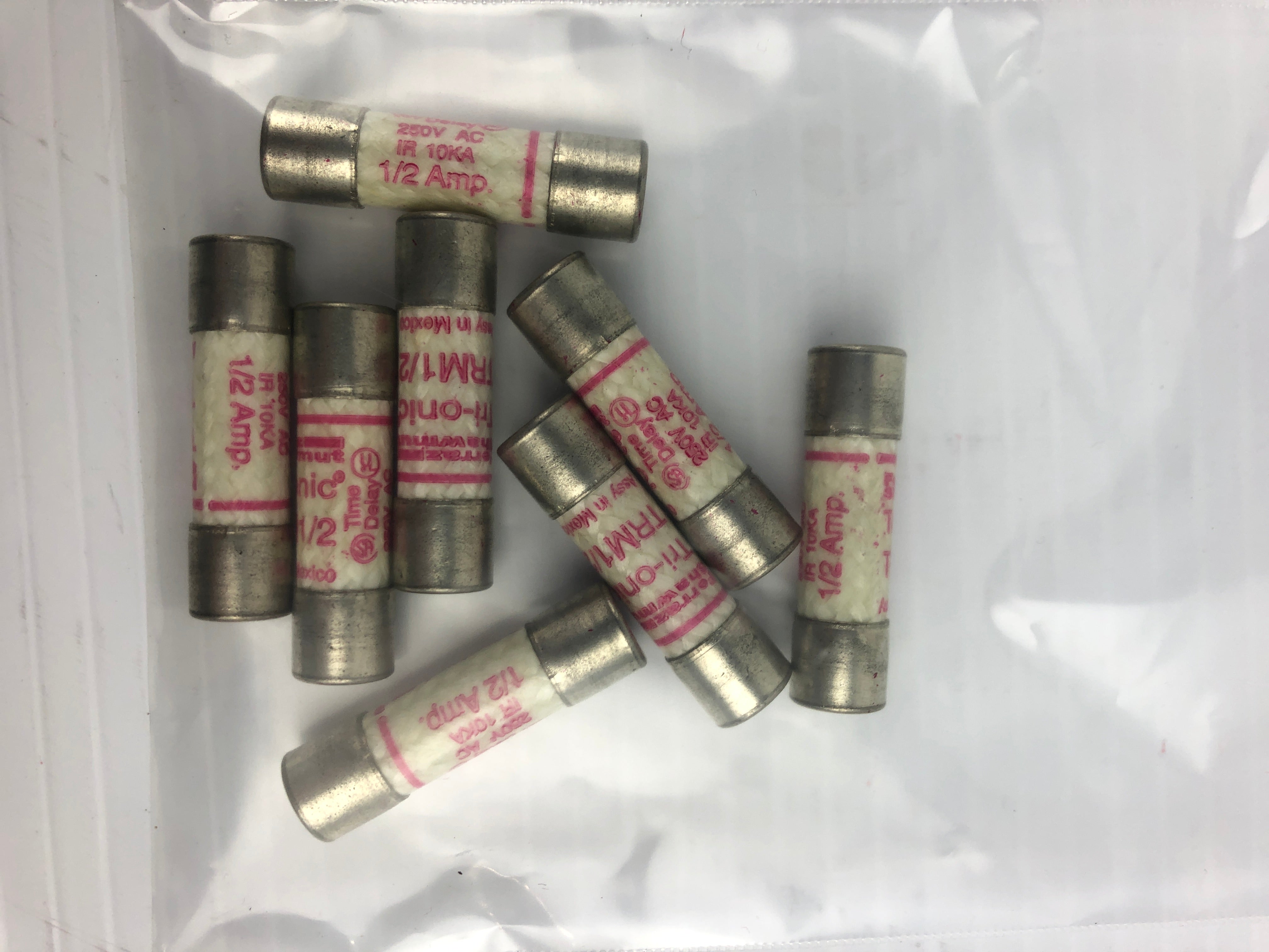 Ferraz Shawmut TRM1/2 Tri-Onic Fuse 1/2 Amp - Lot of 8