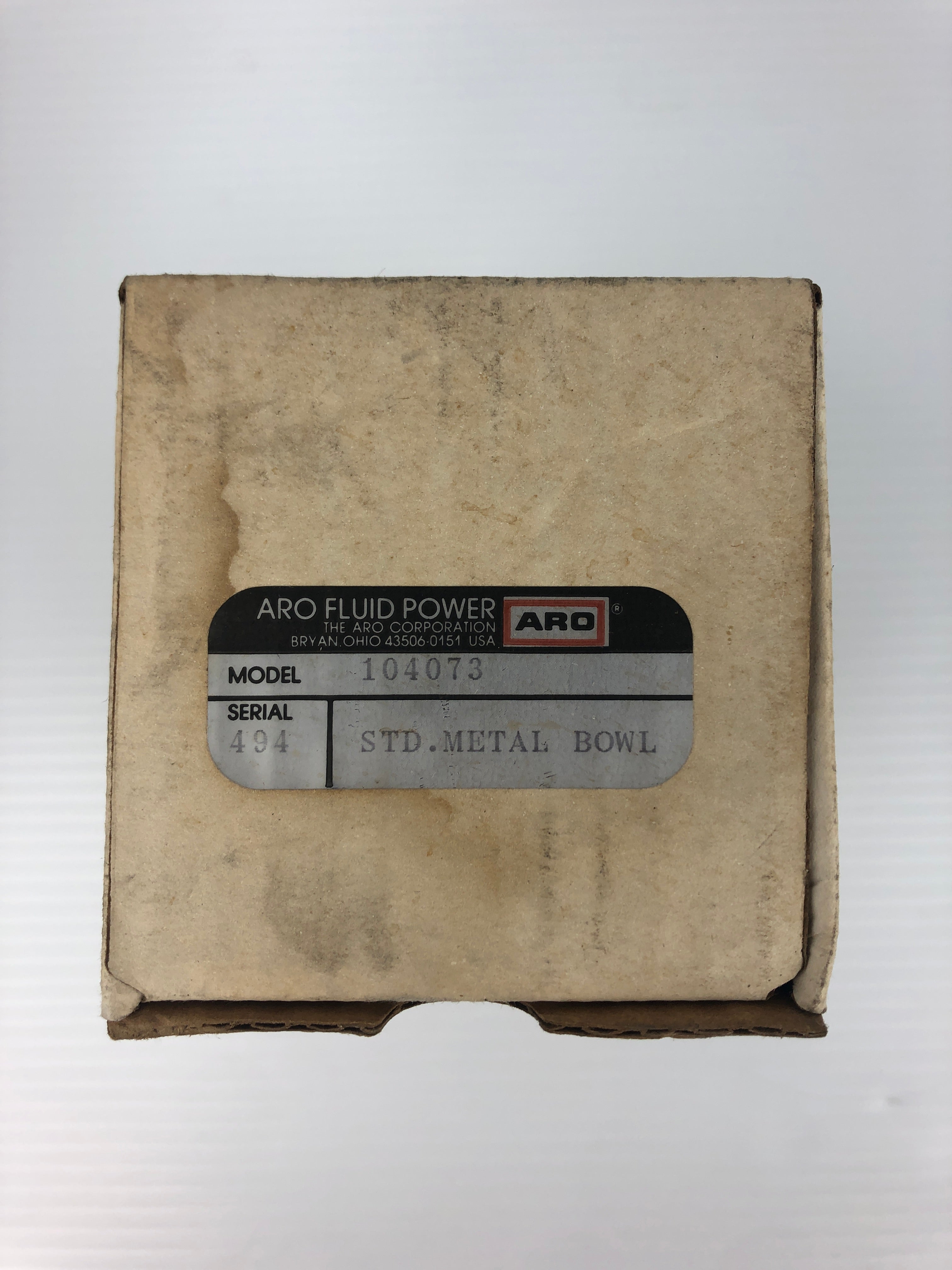 Aro 104073 Metal Bowl 250PSI