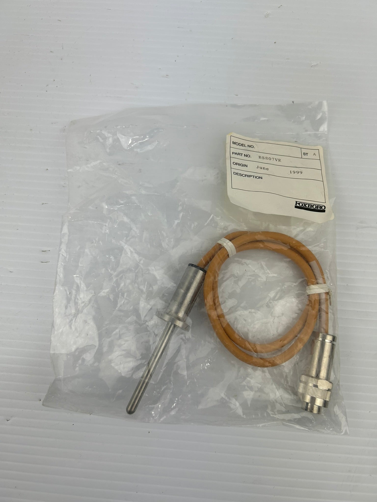 Foxboro BS807VR Cable Sensor