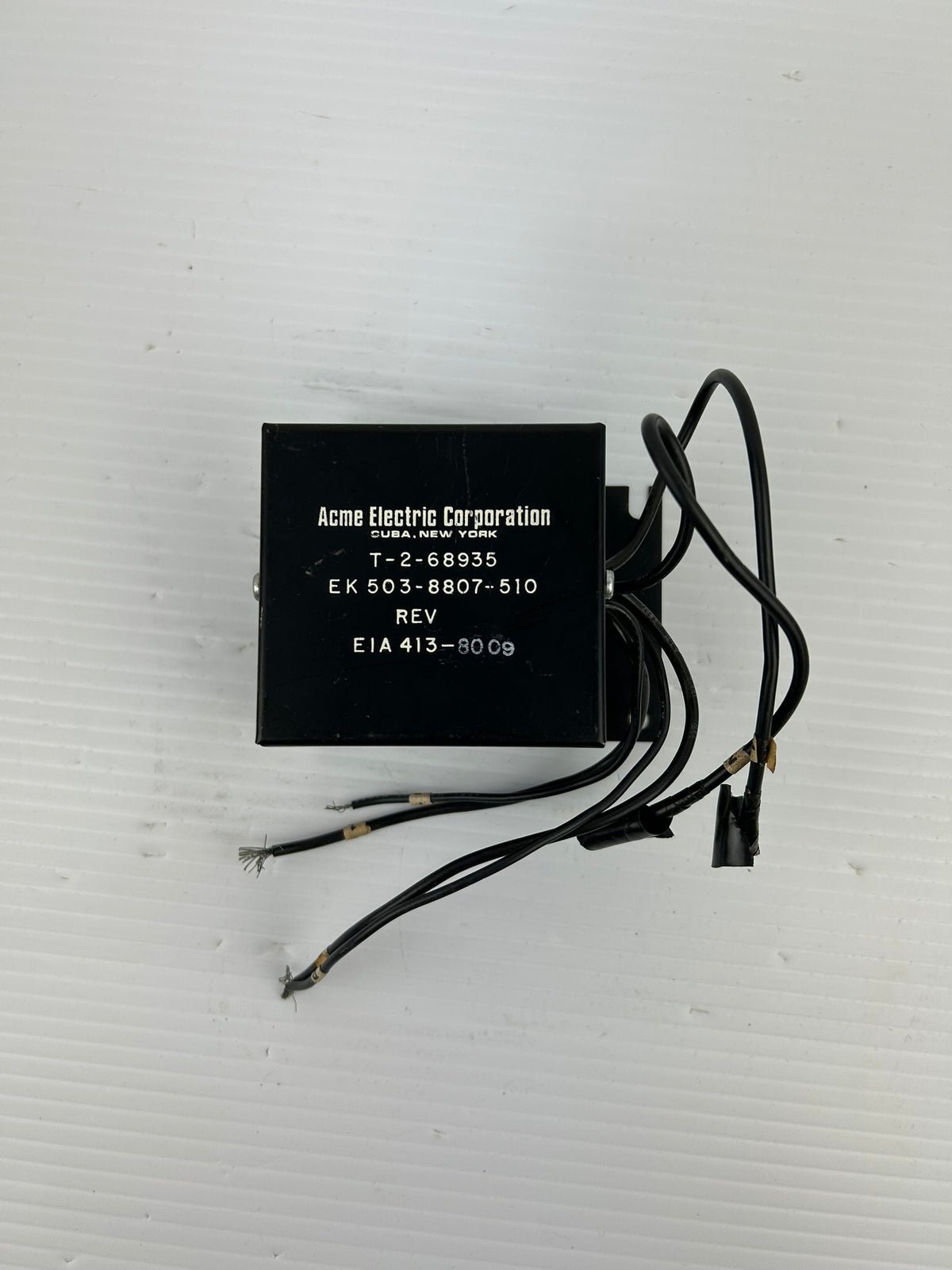Acme Electric Corp T-2-68935 Transformer EK503-8807-510 EIA413-8009