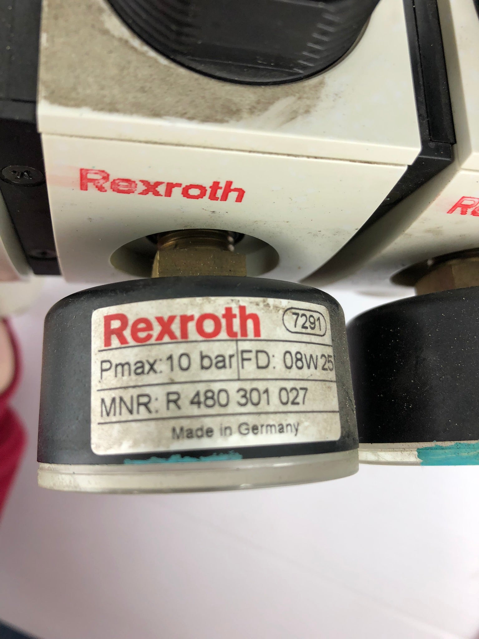 Rexroth AS2-FLC-G038-PBP Pneumatic Pressure System with Gauges and Lubricator