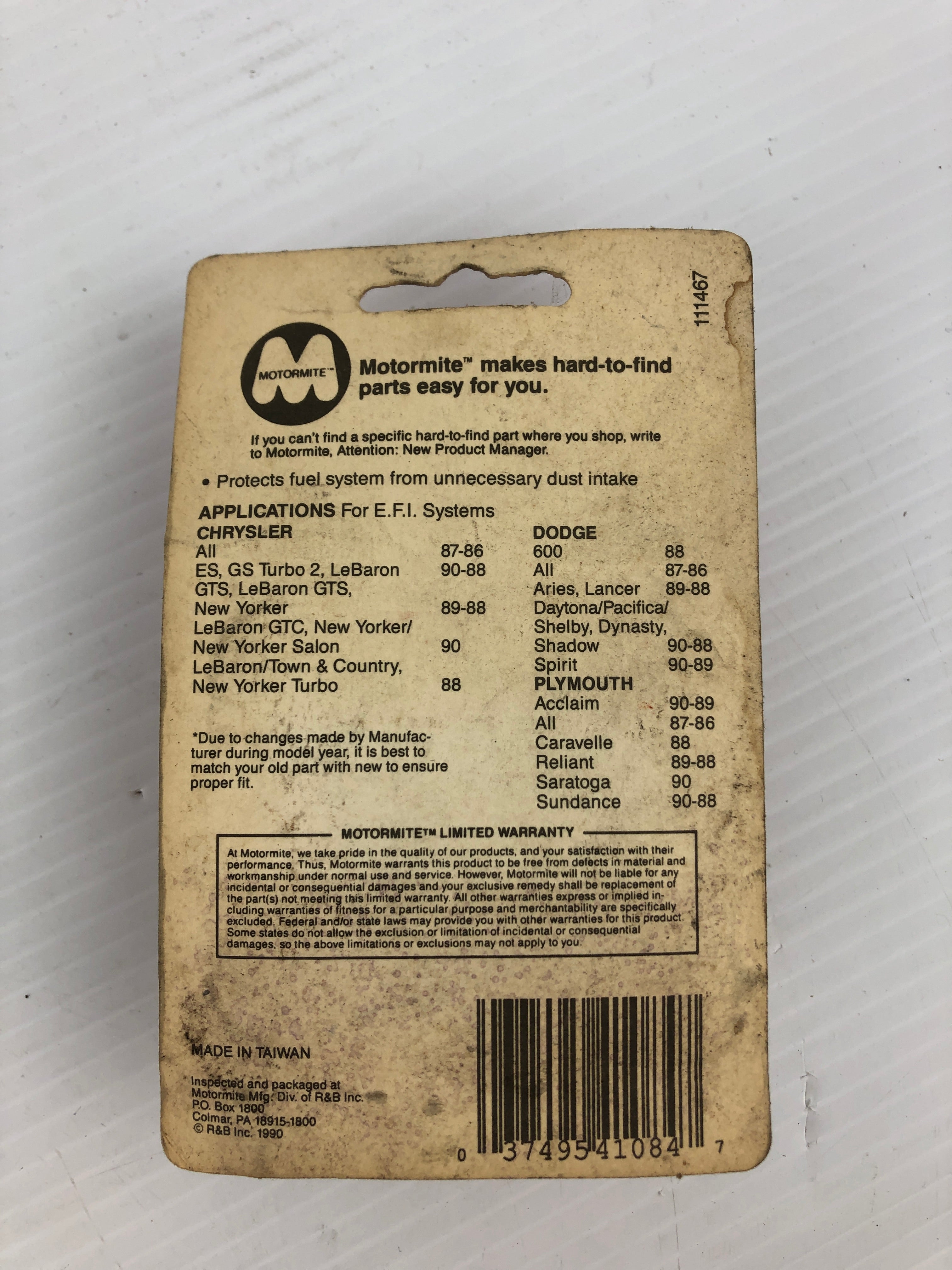 Help! 41084 Air Cleaner Hold Down For Chrysler, Dodge and Plymouth