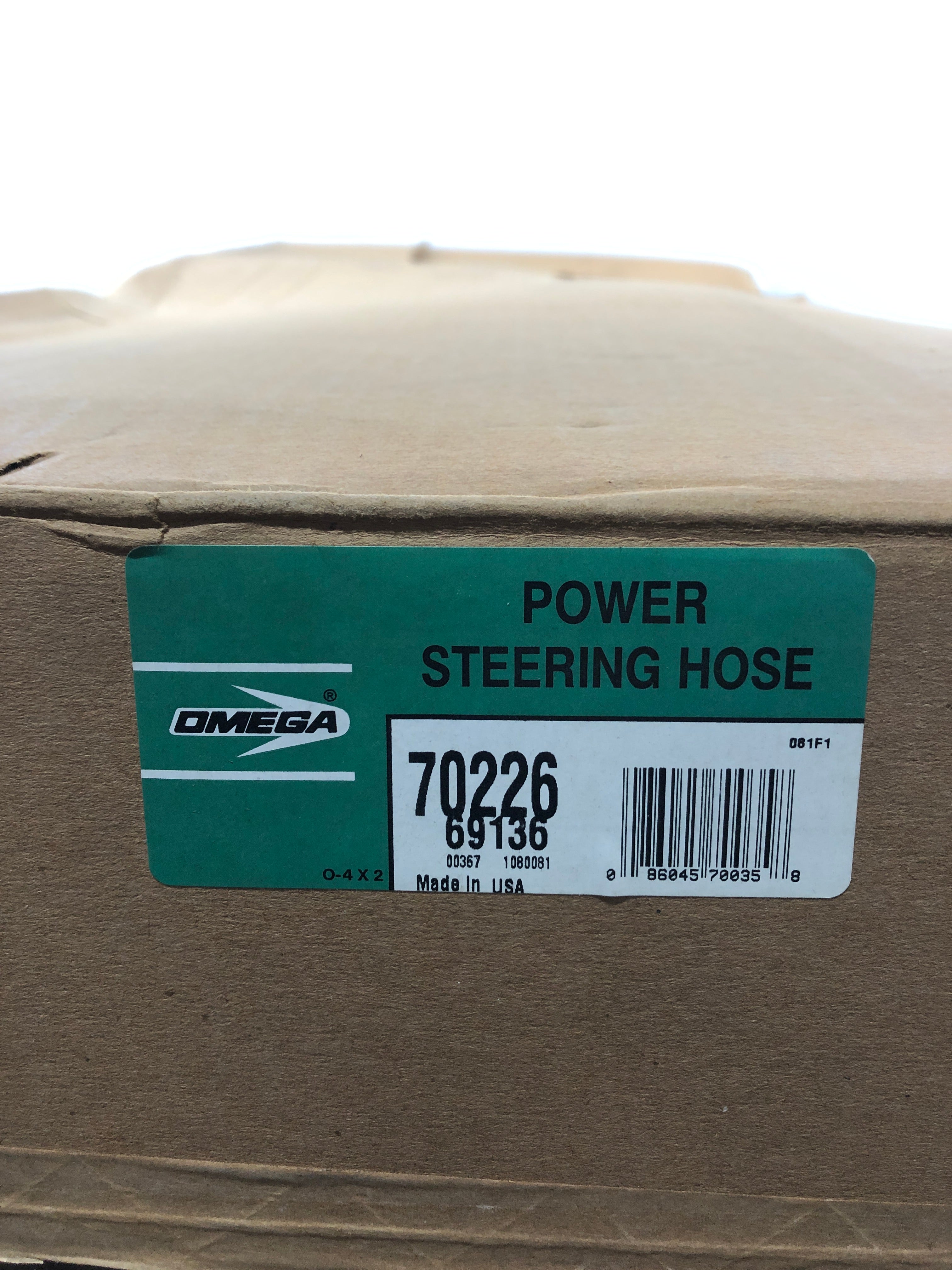 Omega 70226 Power Steering Hose 69136