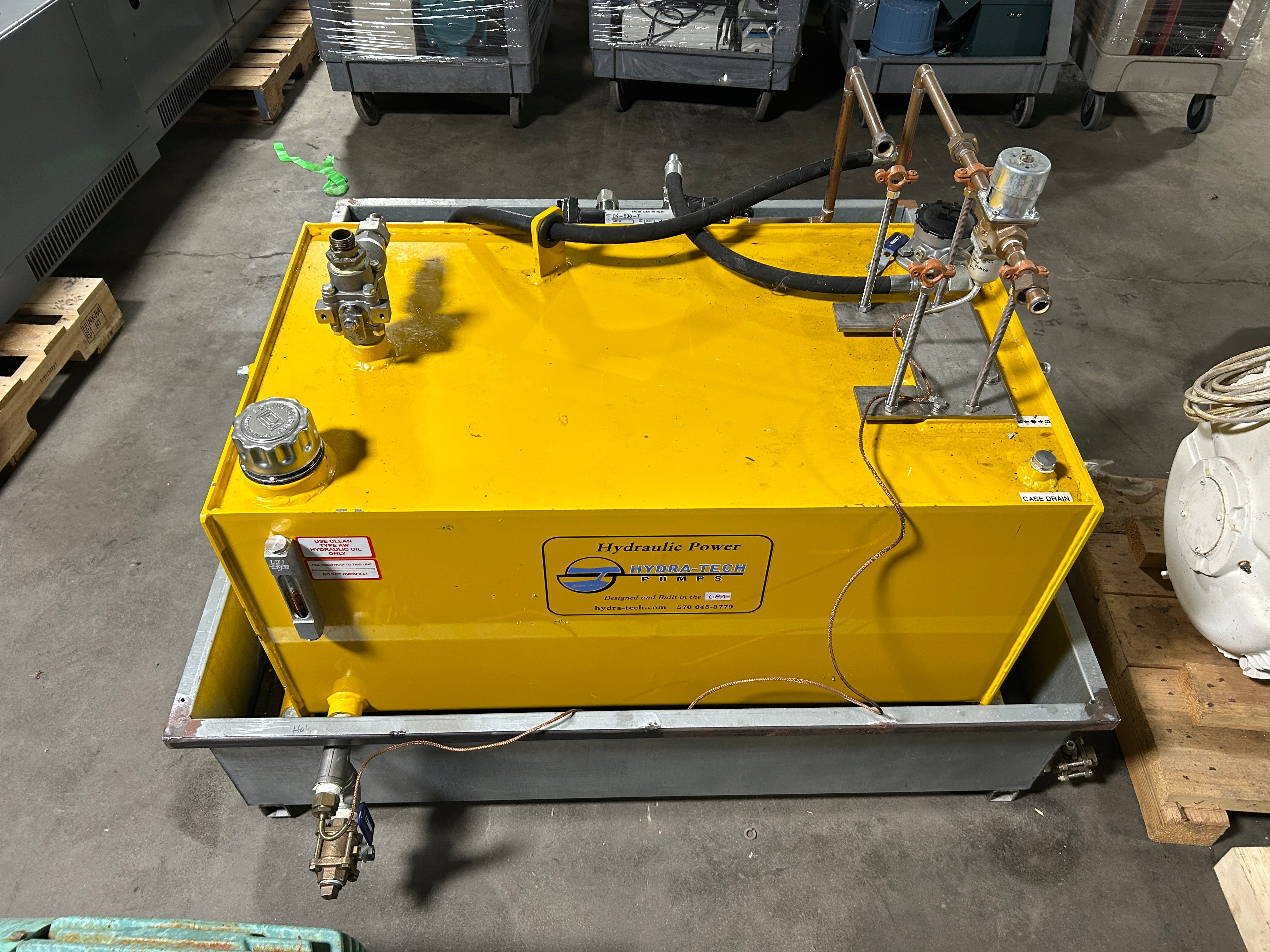 Hydra-Tech Pumps HT5EV Electric Hydraulic Pump Tank System 3.7kW 2,000 PSI 4 GPM