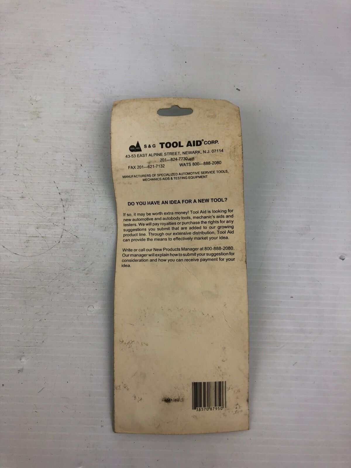 Tool Aid 87950 Inspection Sticker Scraper