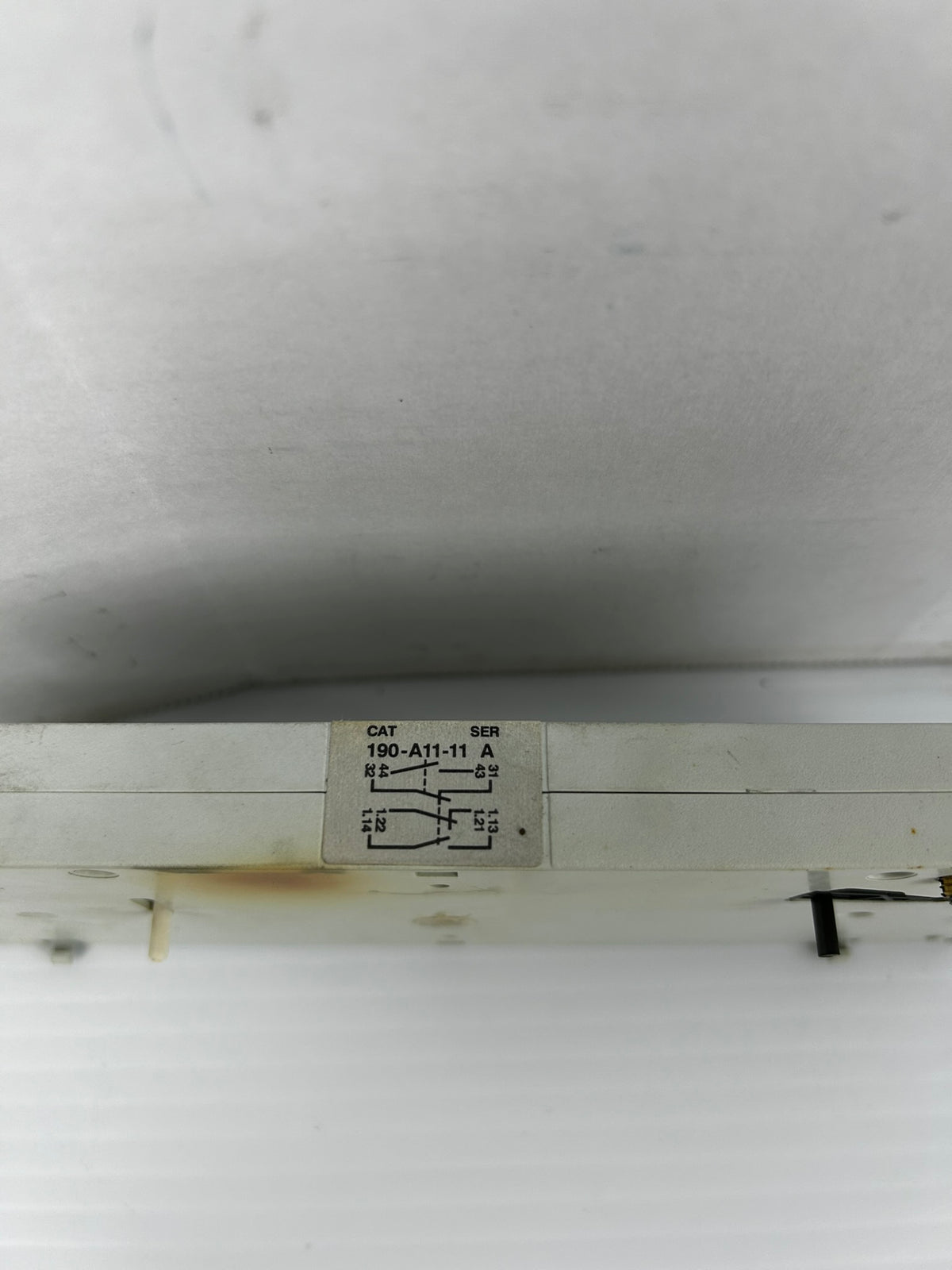 Allen-Bradley 190-A11-11 Auxiliary Contact Ser. A 500V 6A