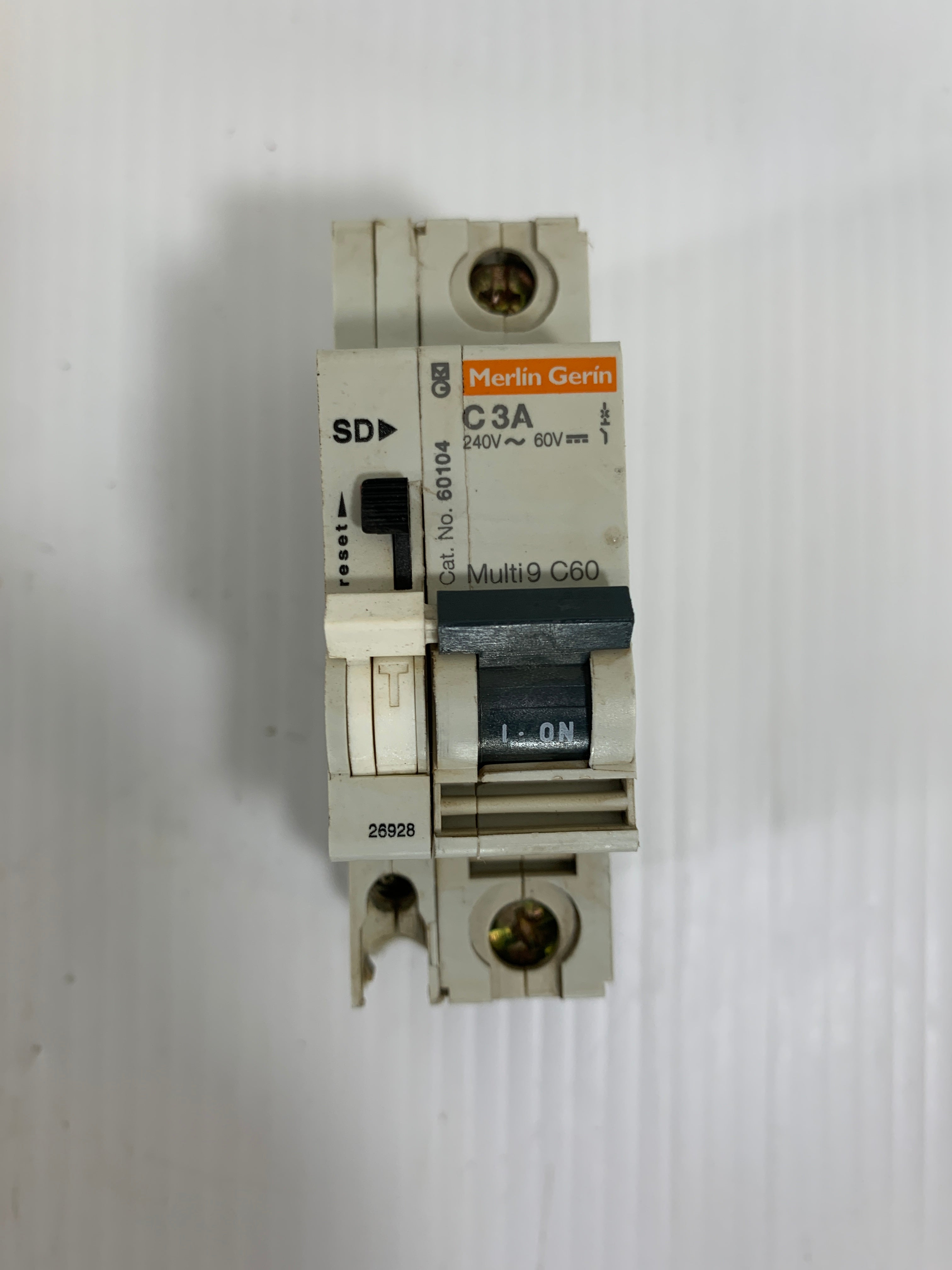 Merlin Gerin C3A Circuit Breaker 60104 3A Multi9 C60