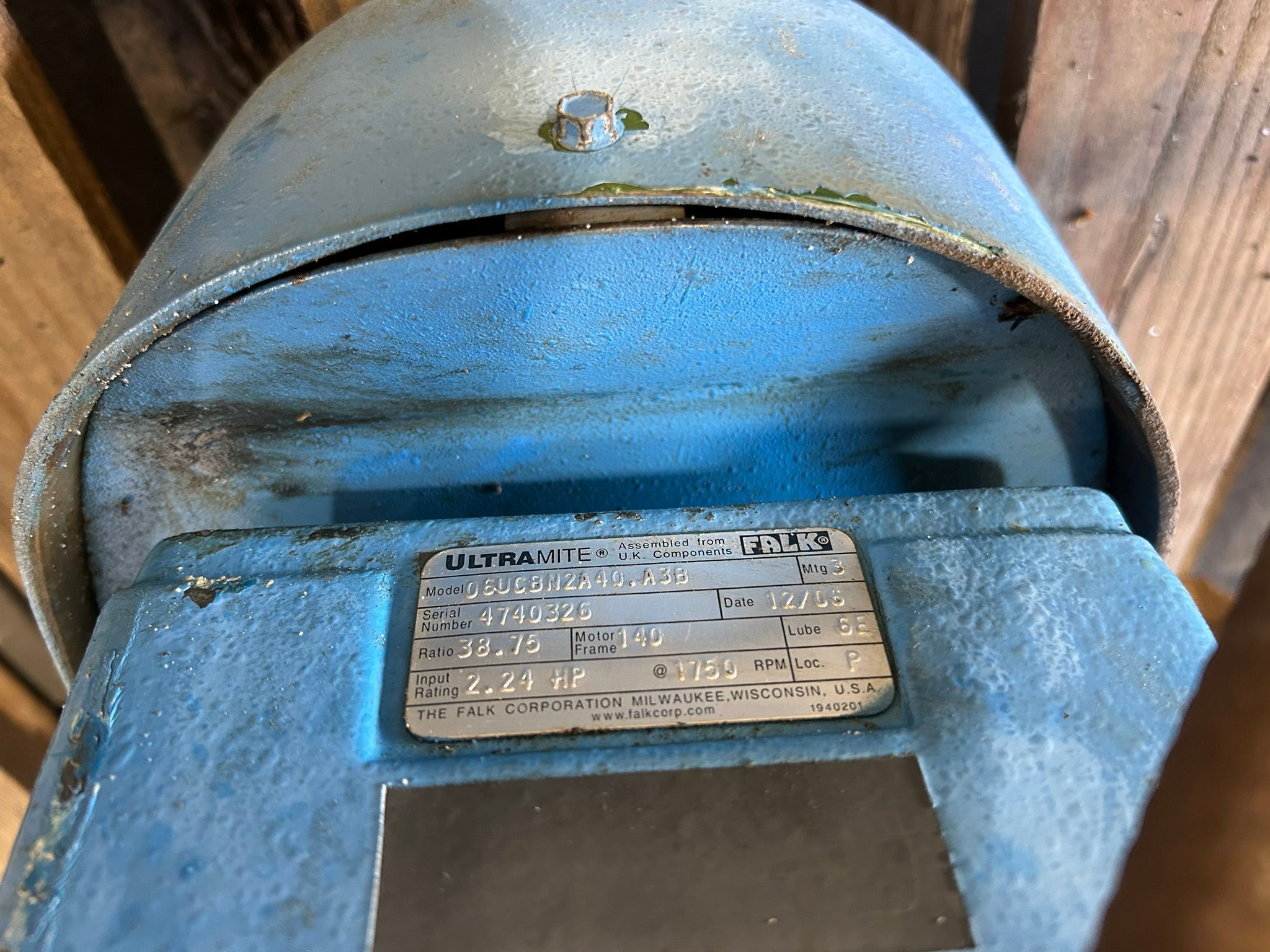 Andritz Sprout 10X8 STD Blower Rotary Airlock Valve w/ Gearbox & Motor 07-00059