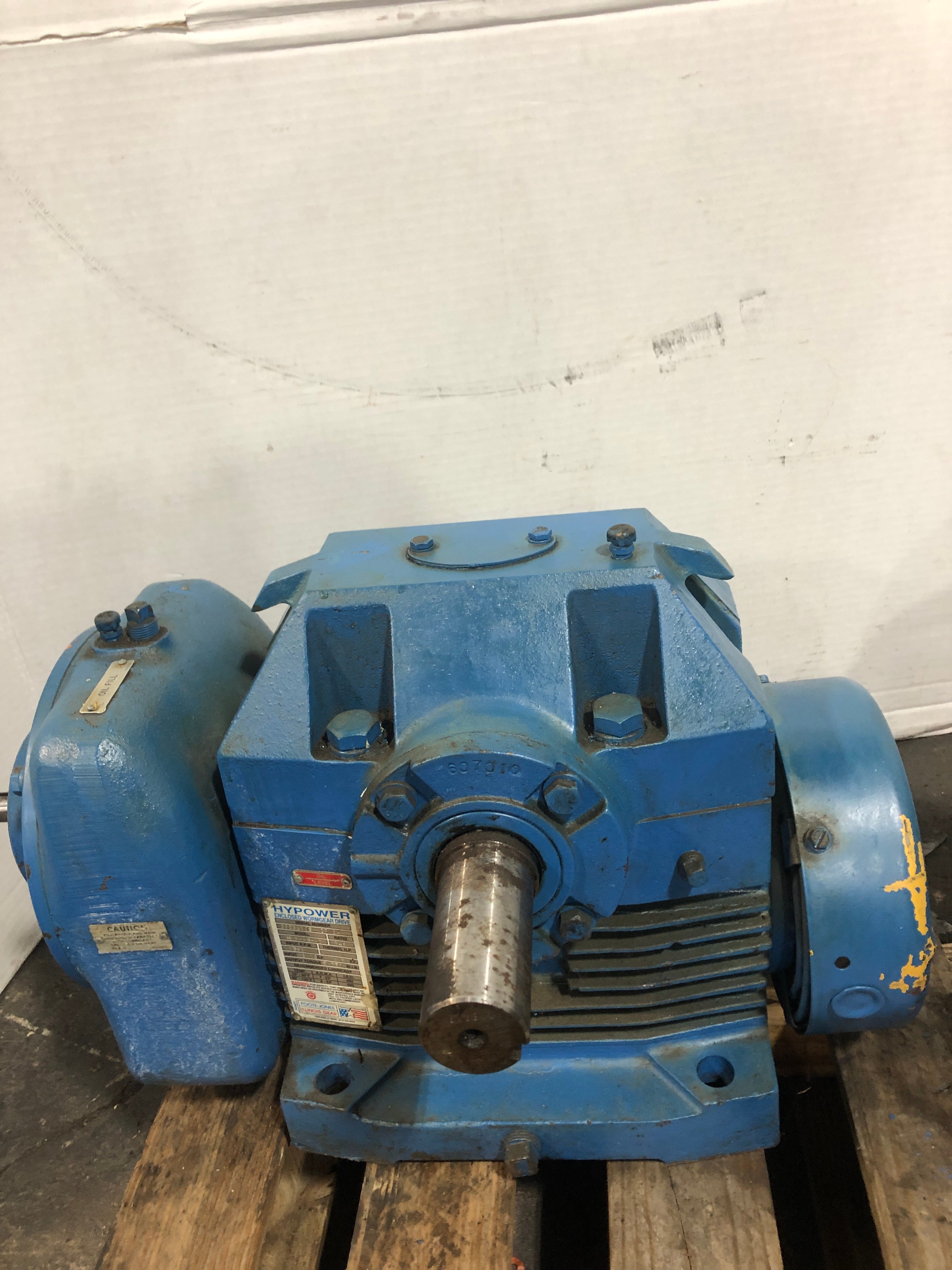 Foote-Jones HYP-HU-40 Hypower Enclosed Wormdrive Gear 248 Ratio 1.10 HP 1750 RPM