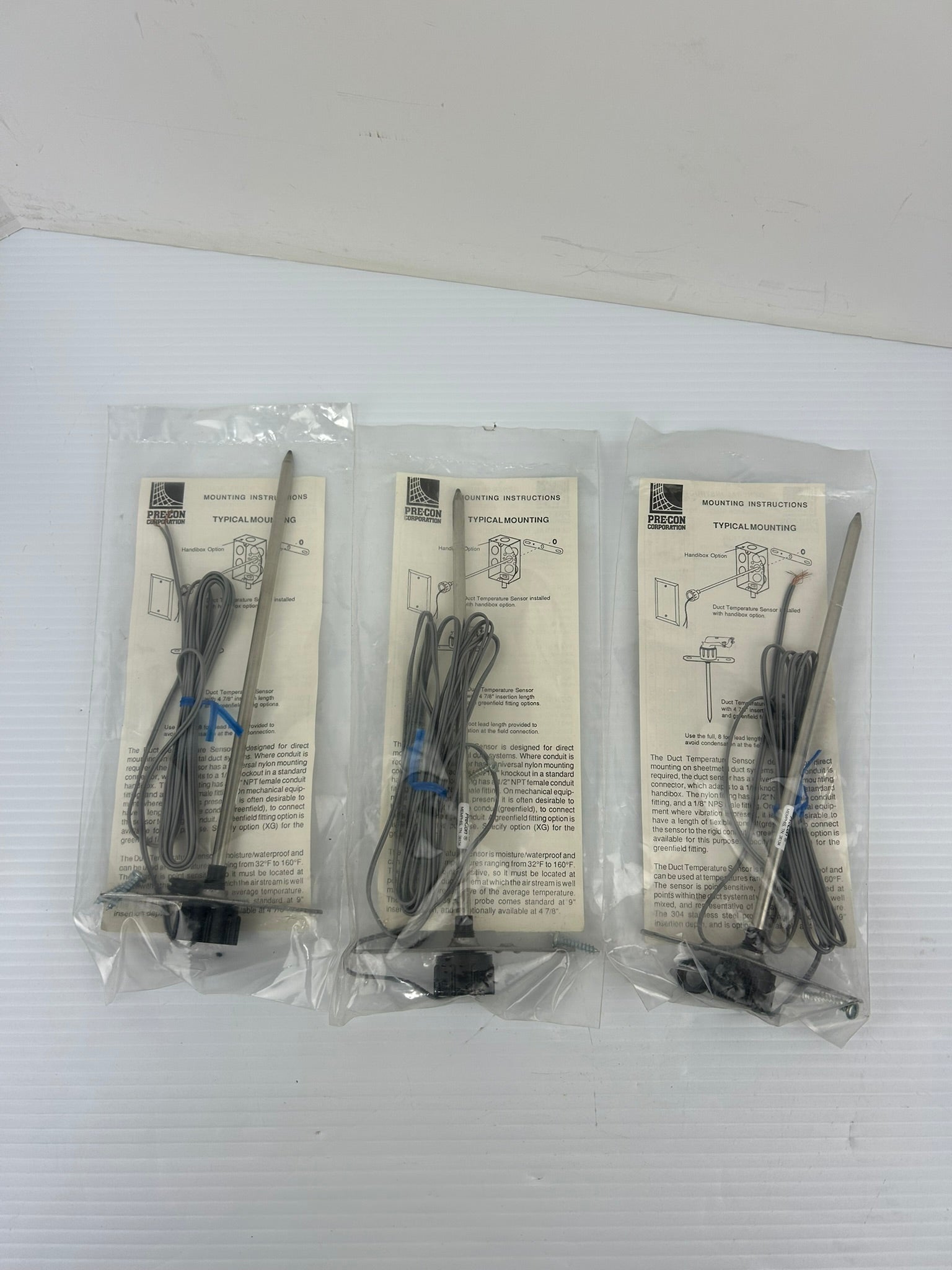 Pre-Con Corp. ST-D3 Temperature Sensor - Lot of 3