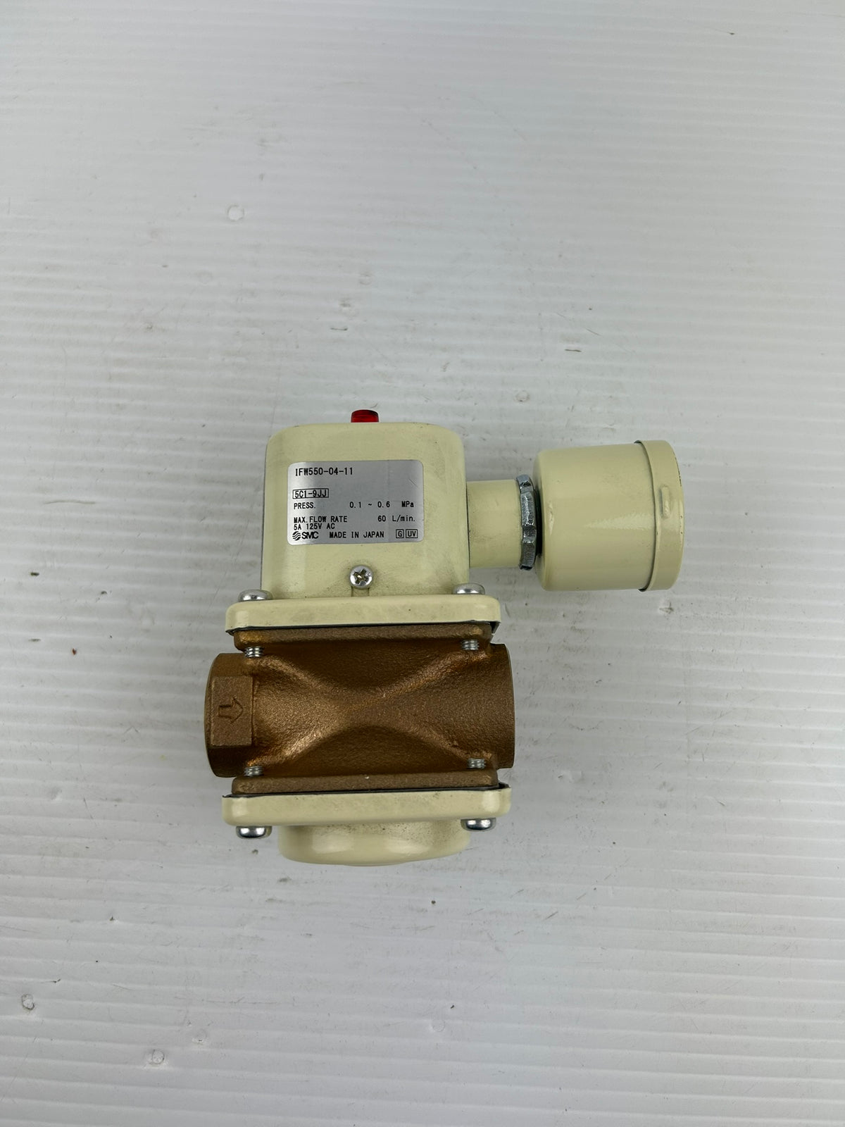 SMC IFW550-04-11 Industrial Flow Switch 60 L/min 5A 125V AC 0.1-0.6 MPa