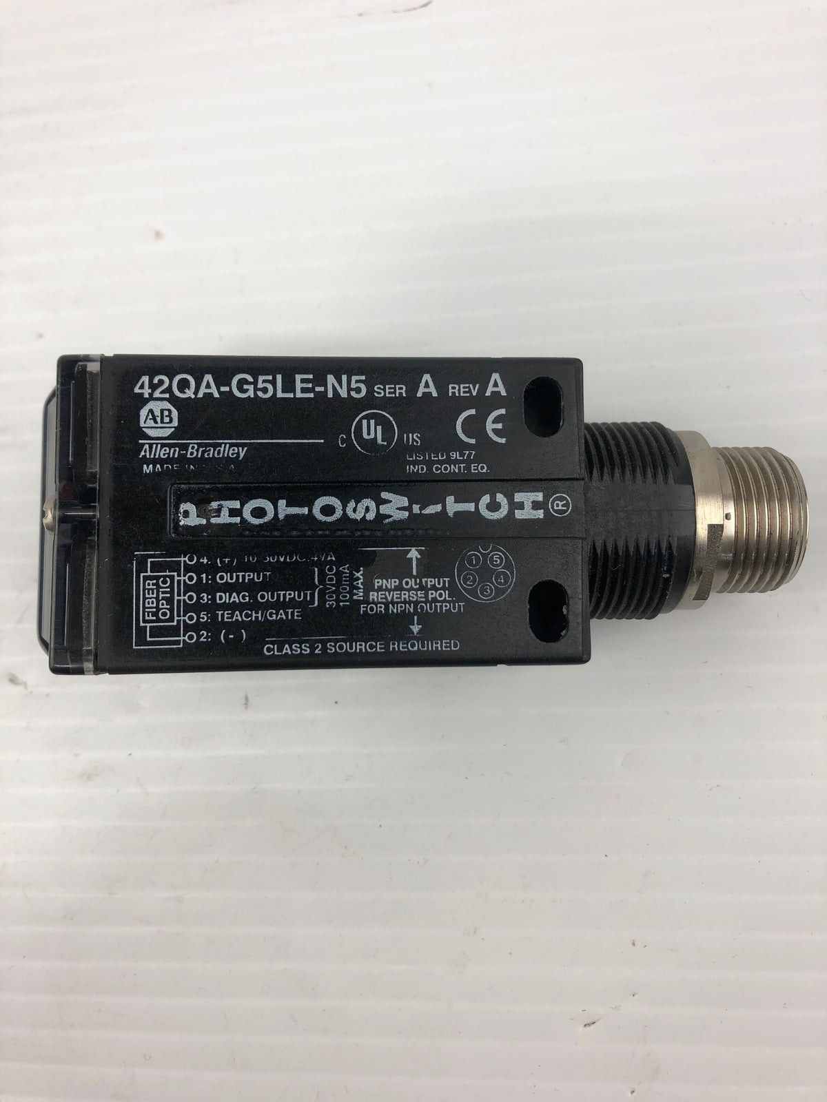 Allen-Bradley 42QA-G5LE-N5 Photoswitch Series A Rev A