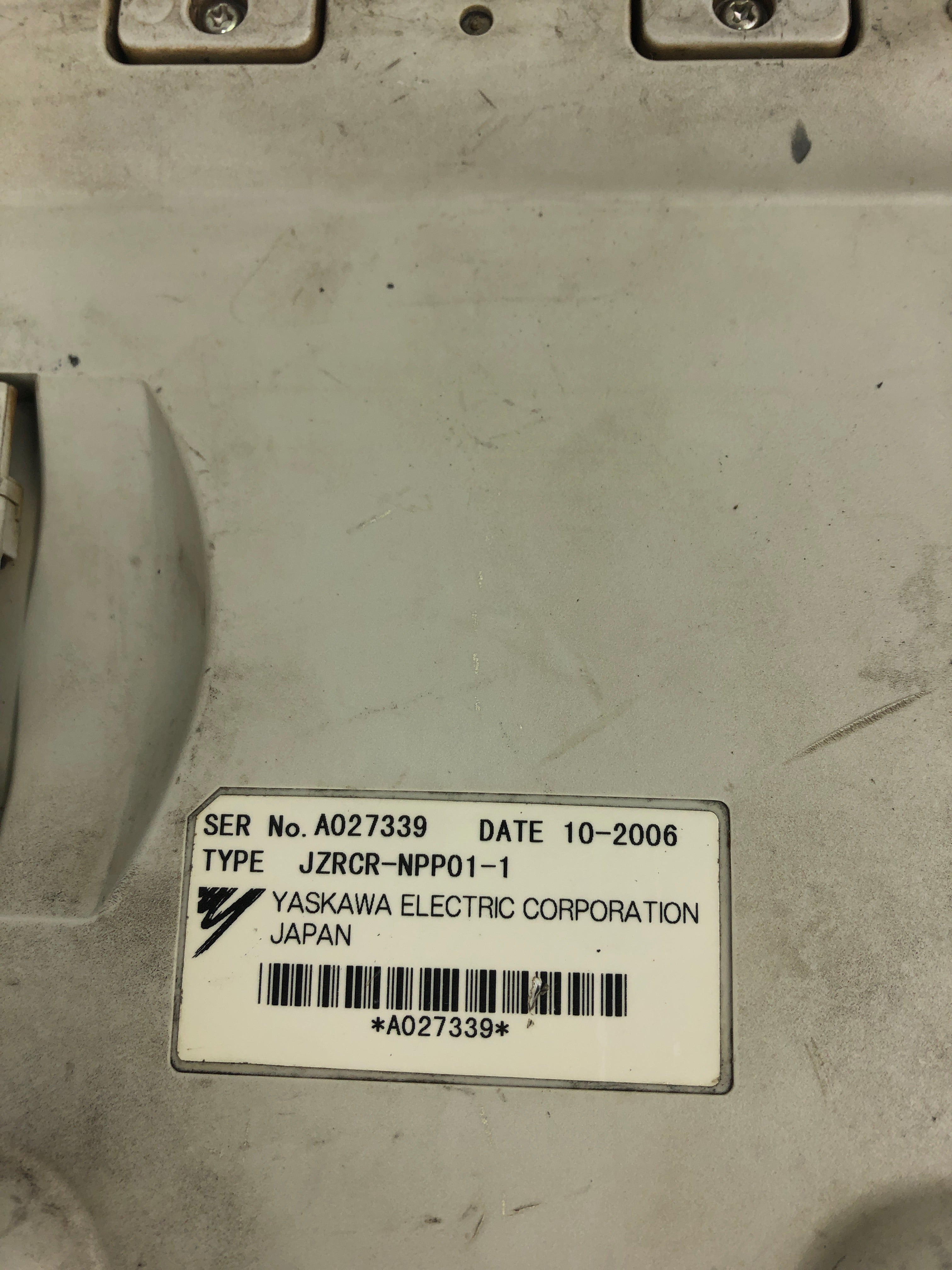 Yaskawa JZRCR-NPP01-1 Teach Pendant A027339 with Cable
