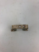 Copper Coated Metal Busbar Mounting Bracket Jumper Bar 6-1/4" Length 5/8" Thick
