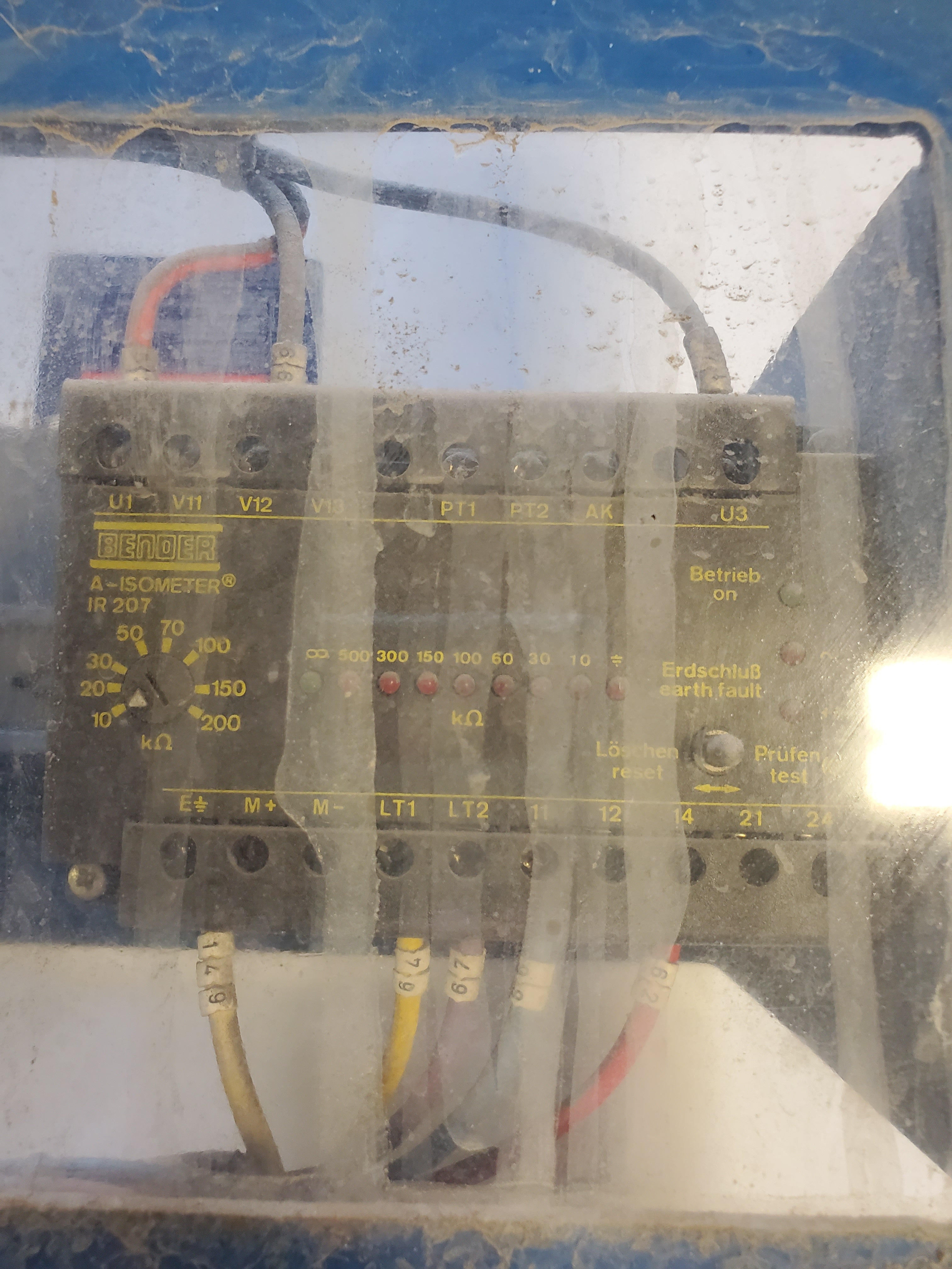 Bender A-Isometer IR-207 Ground Fault Relay