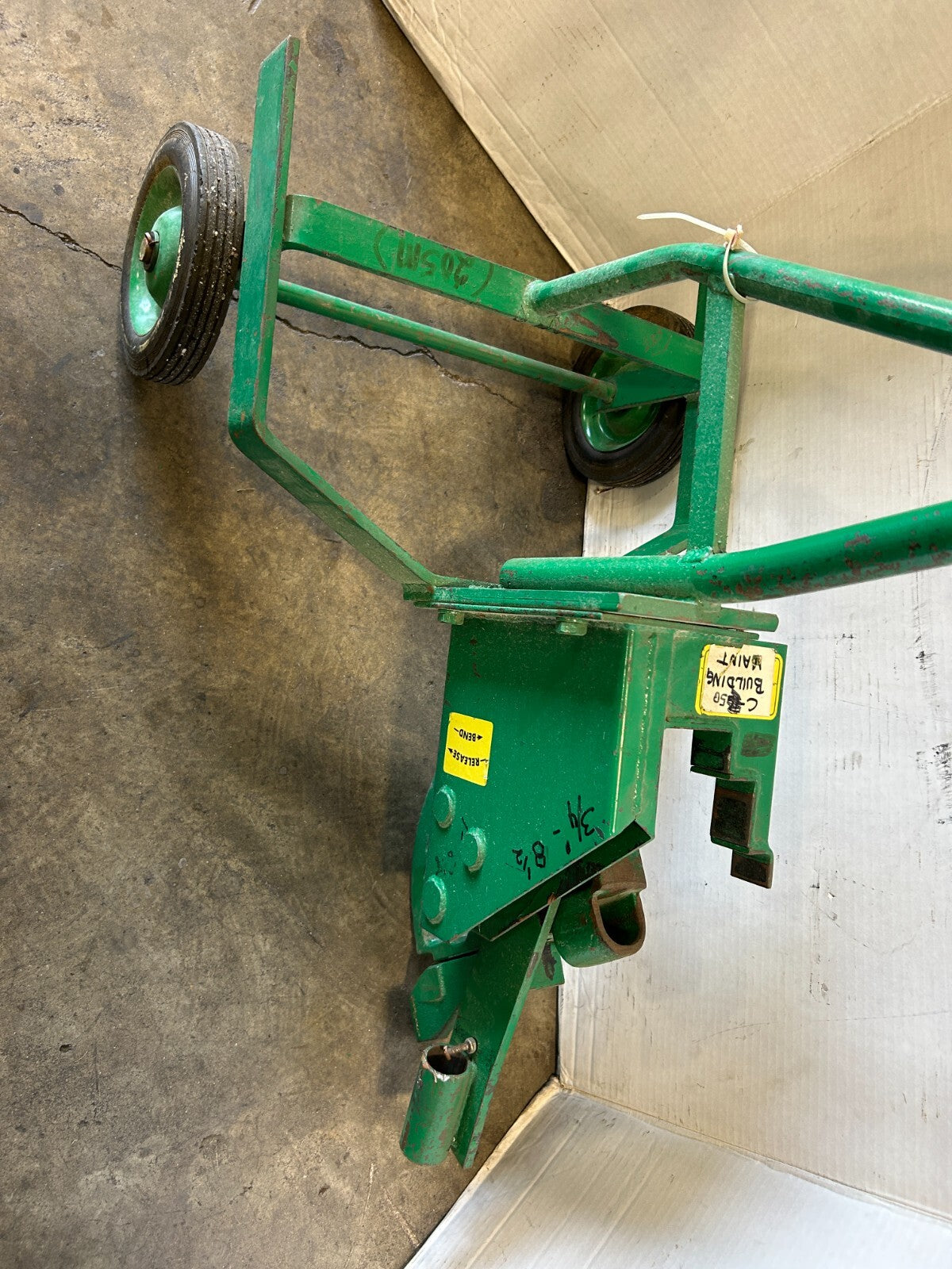 Greenlee Mechanical Pipe Bender 3/4" - 8-1/2" 0-105 Rigid Steel Conduit 5024528