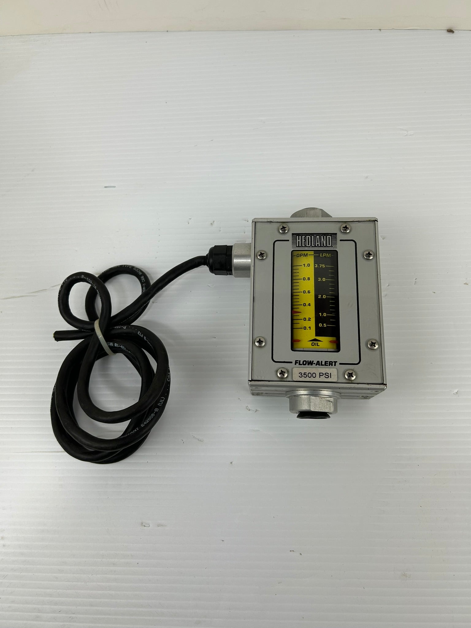 Hedland H601A-001F1S10 Flow-Alert Hydraulic Flow Meter Switch 3500PSI 1GPM