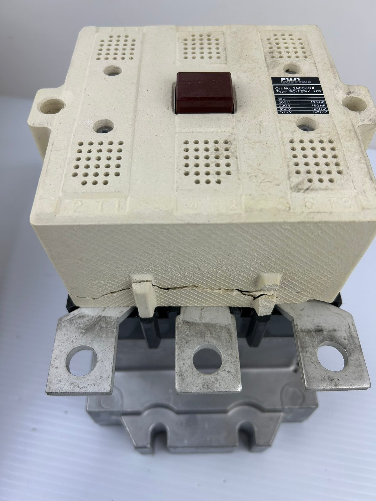 Fuji Electric SC-12N/UD 2NC5H0 Contactor 3 Pole 120V Coil 125-300HP 2NC5H0122