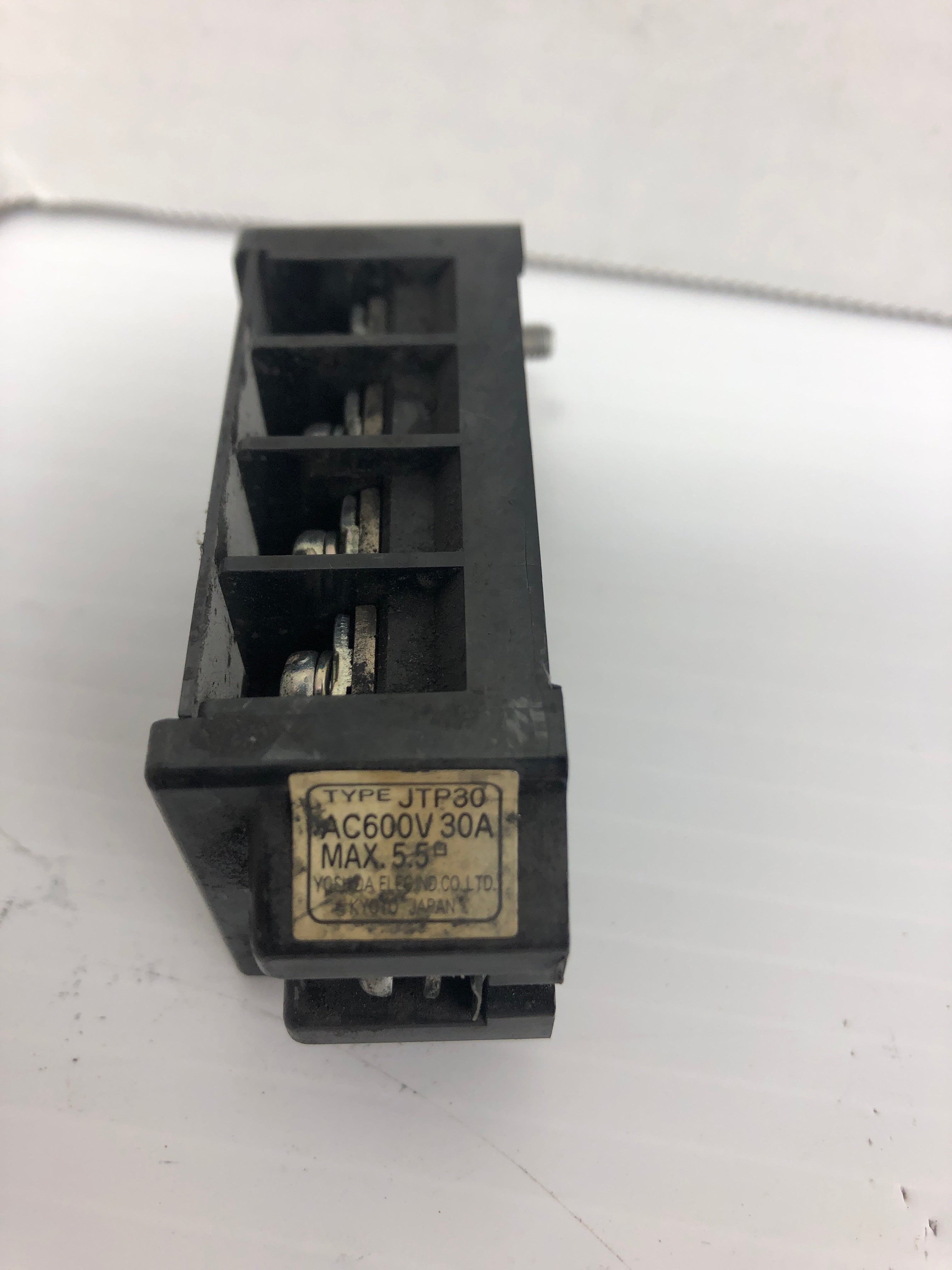Yoshida Electric JTP30 Terminal Block 600V 30A 4P