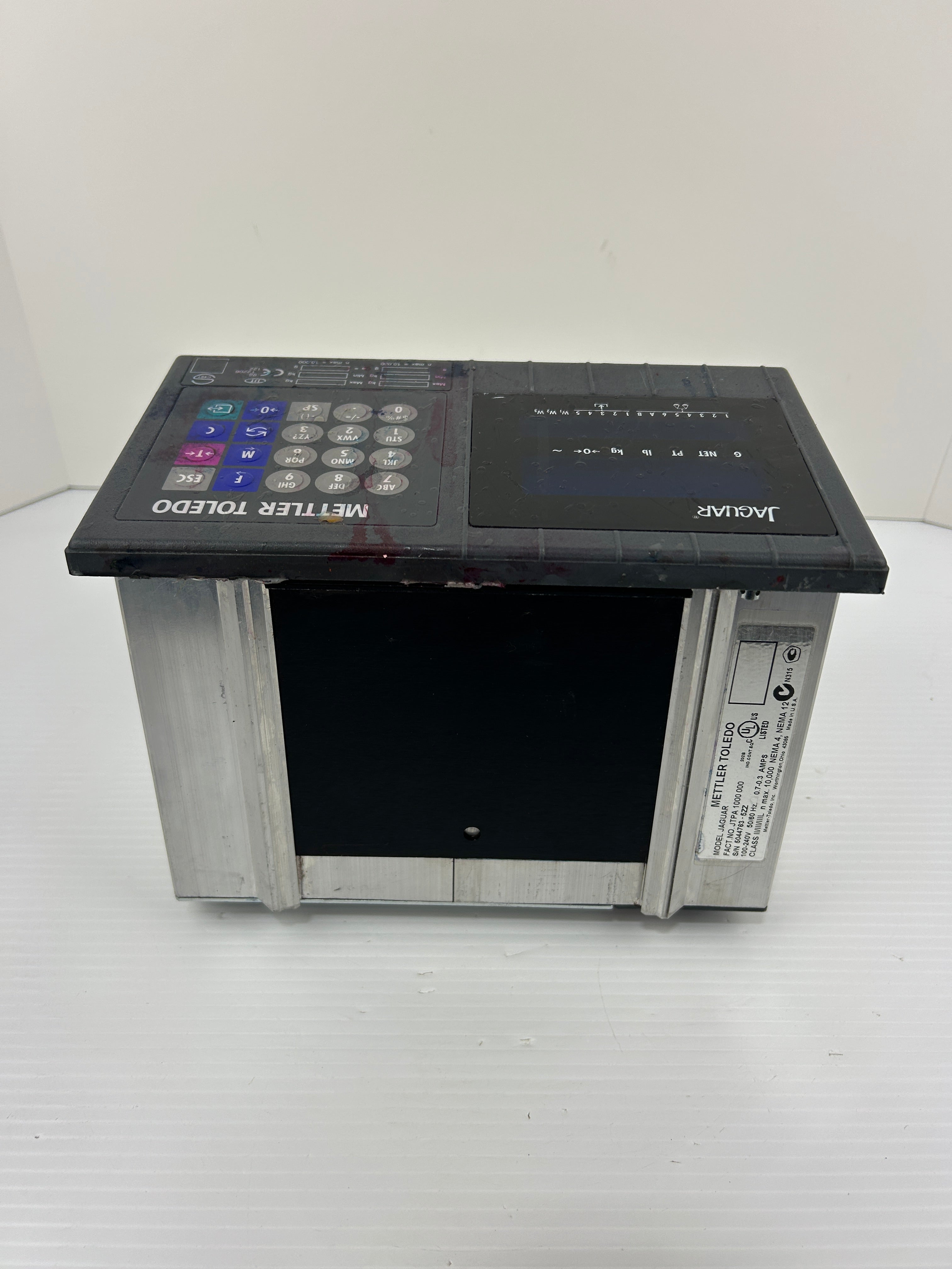 Mettler Toledo JAGUAR Scale Controller Interface Panel JTPA1000000