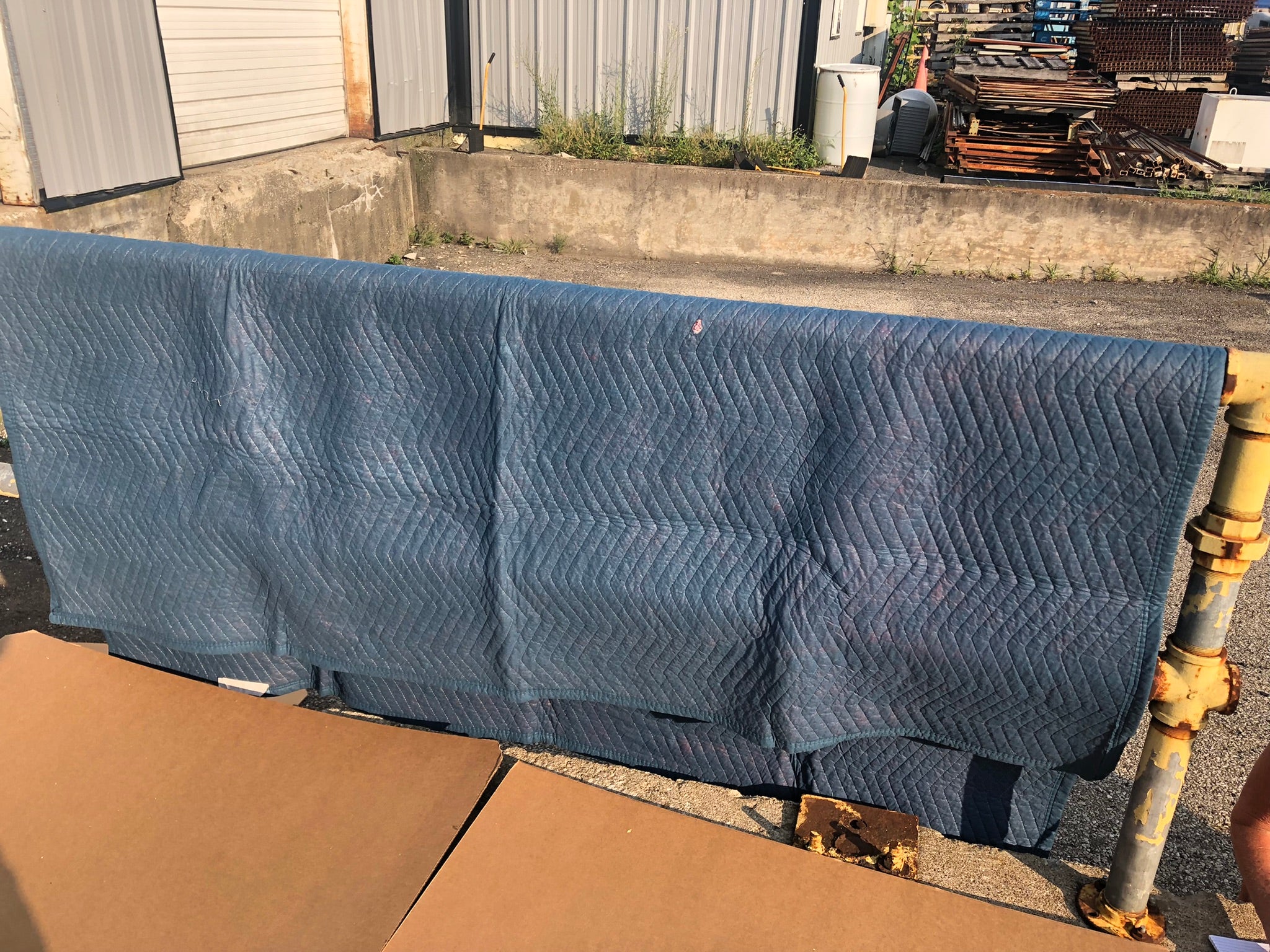 Moving Blanket ~76" X 71" Light Blue Heavy Duty Shipping Packing Furniture