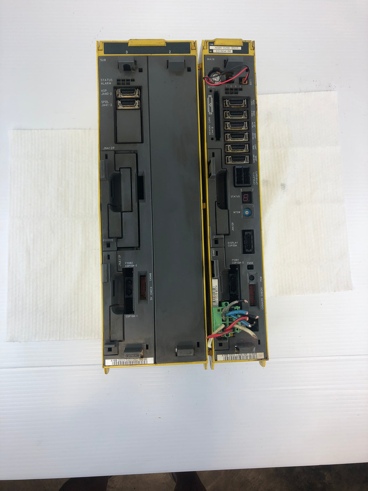 Fanuc A02B-0266-B503 Servo Driver Series 18i-TA A16B-2203-0431 A16B-3200-0325