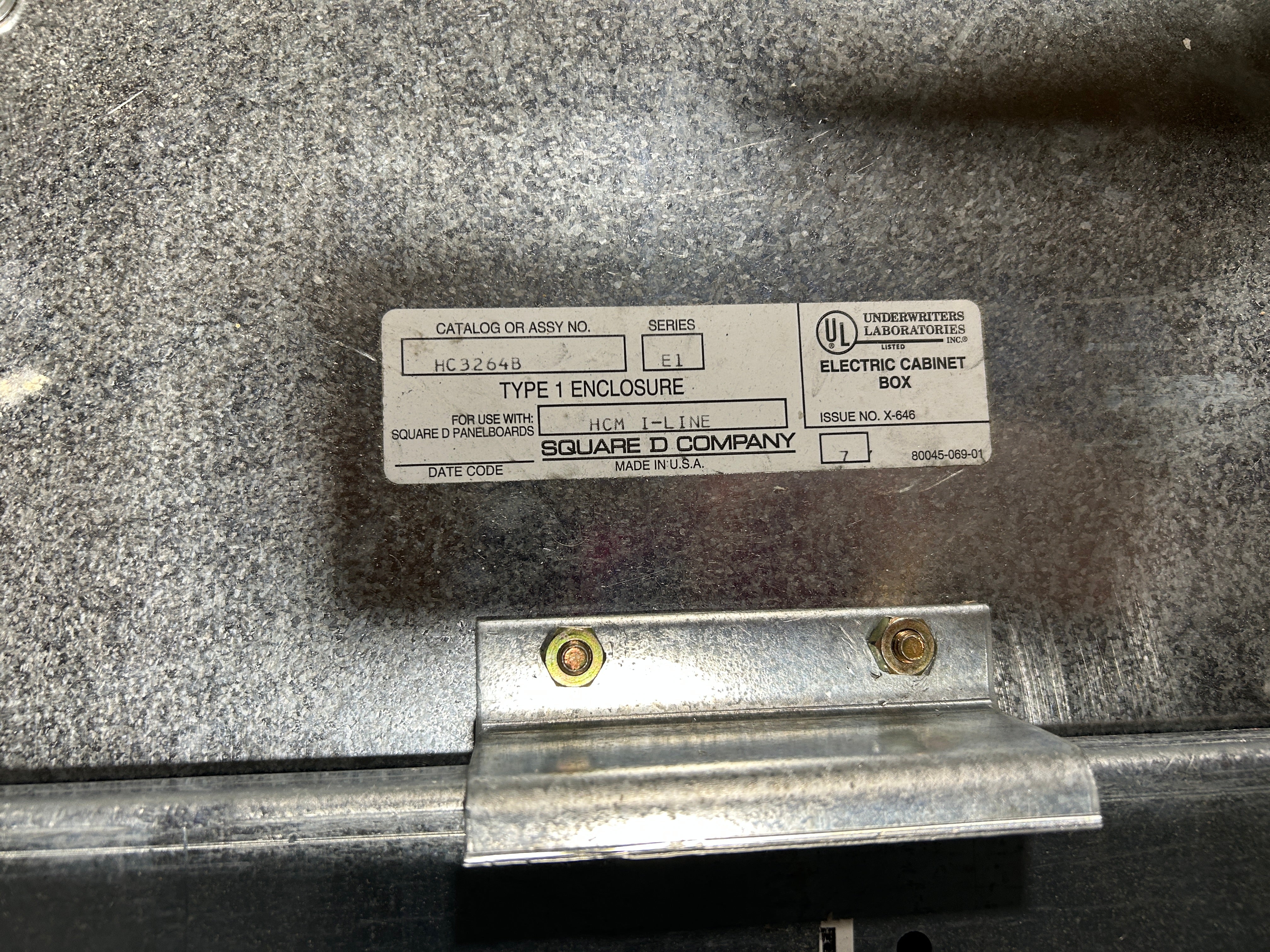 Square D HCM I-Line Load Center Panelboard Breaker Box 1464-4MCU HC3264B 400A E1