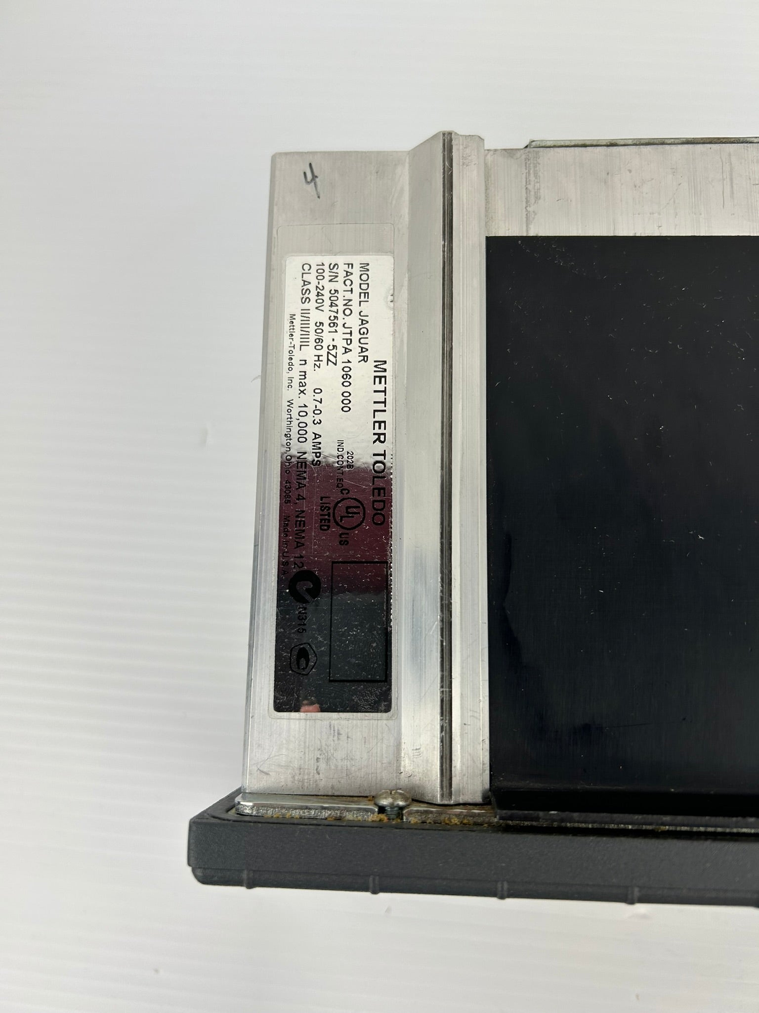 Mettler Toledo JAGUAR Scale Controller Interface Panel JTPA1060000
