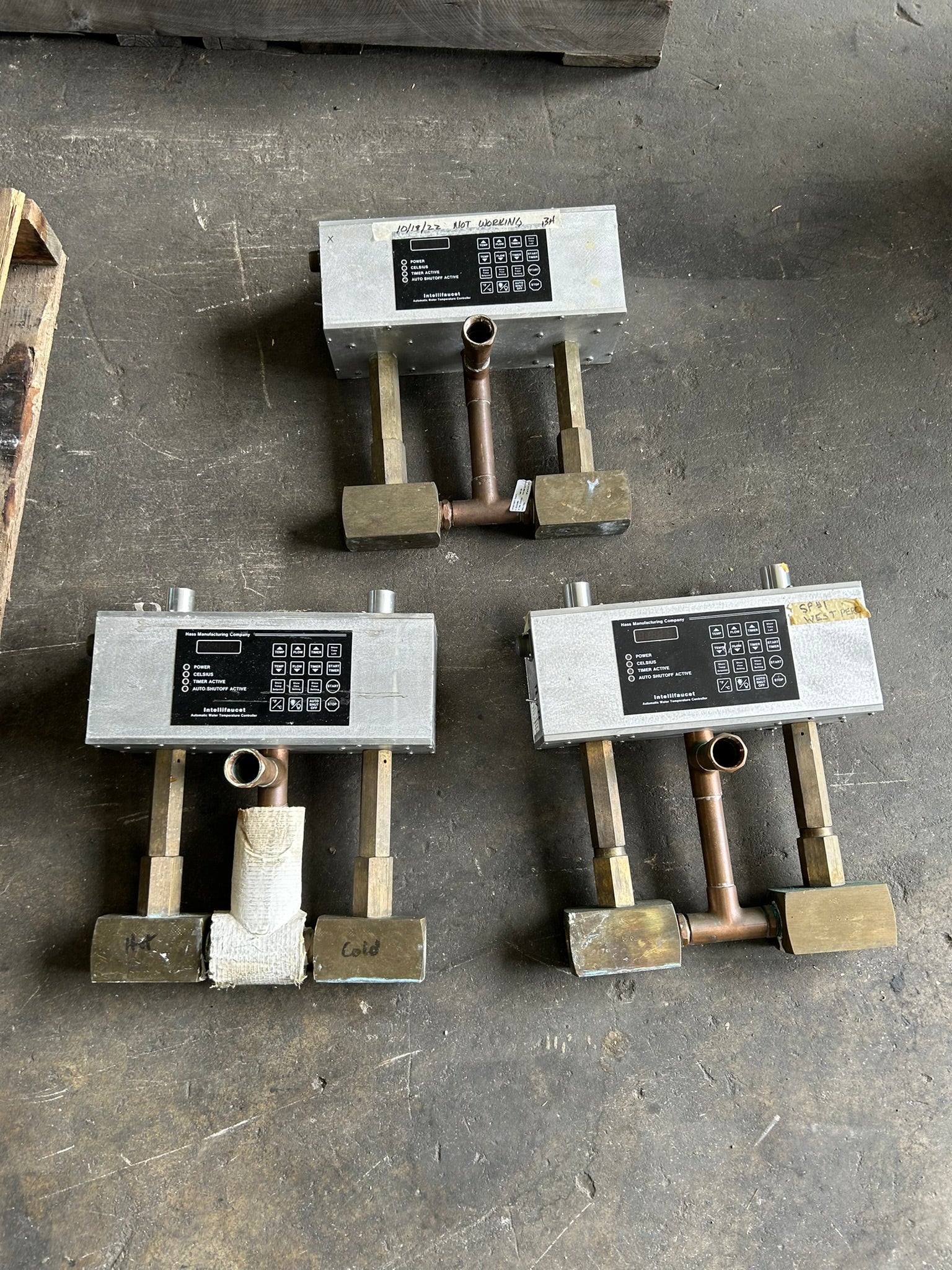 Hass RK750 Intellifaucet Automatic Water Temperature Controller PARTS - Lot of 3