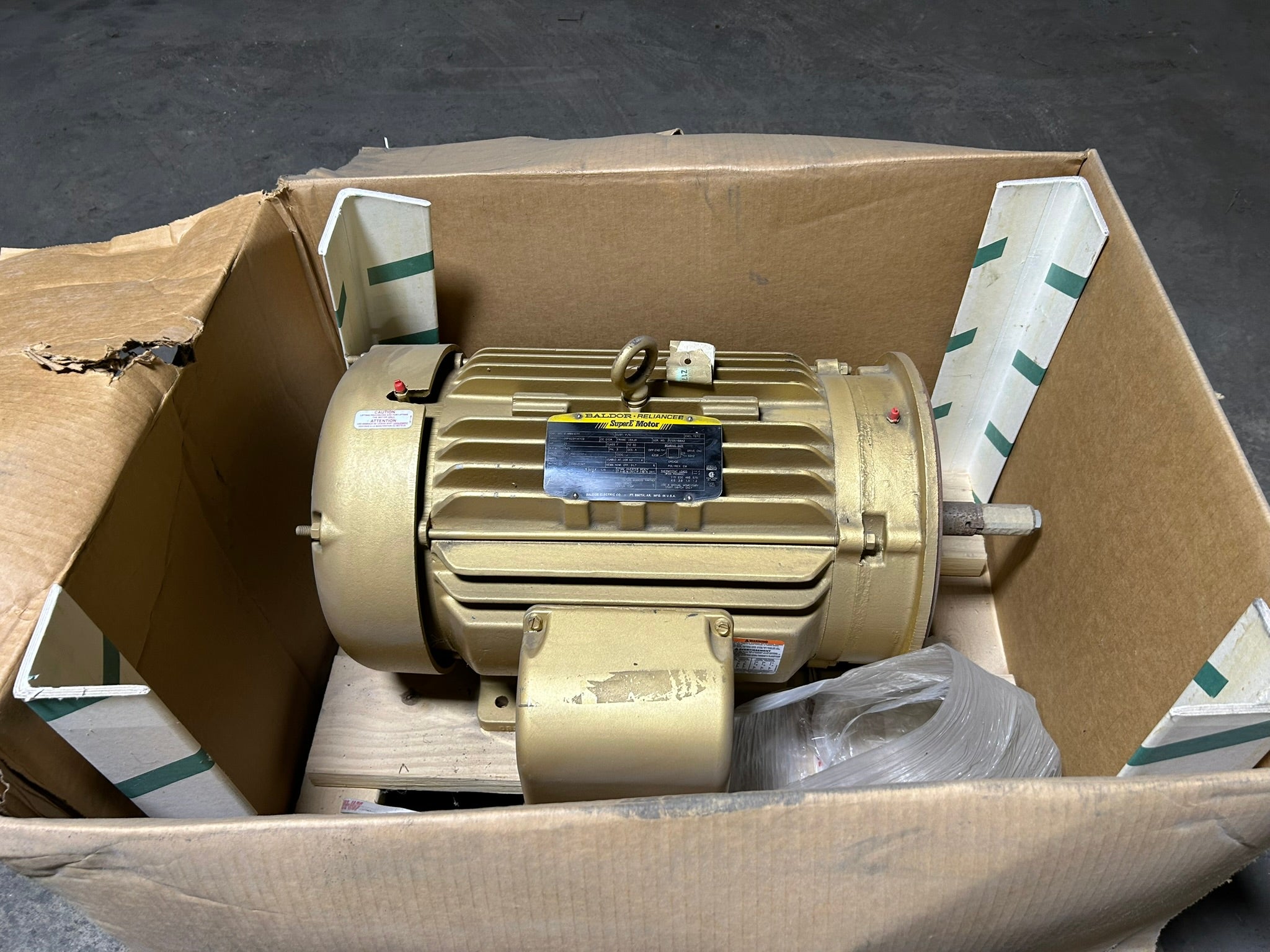 Baldor Reliance EJMM4107T Motor 25 HP 3PH 3525 RPM