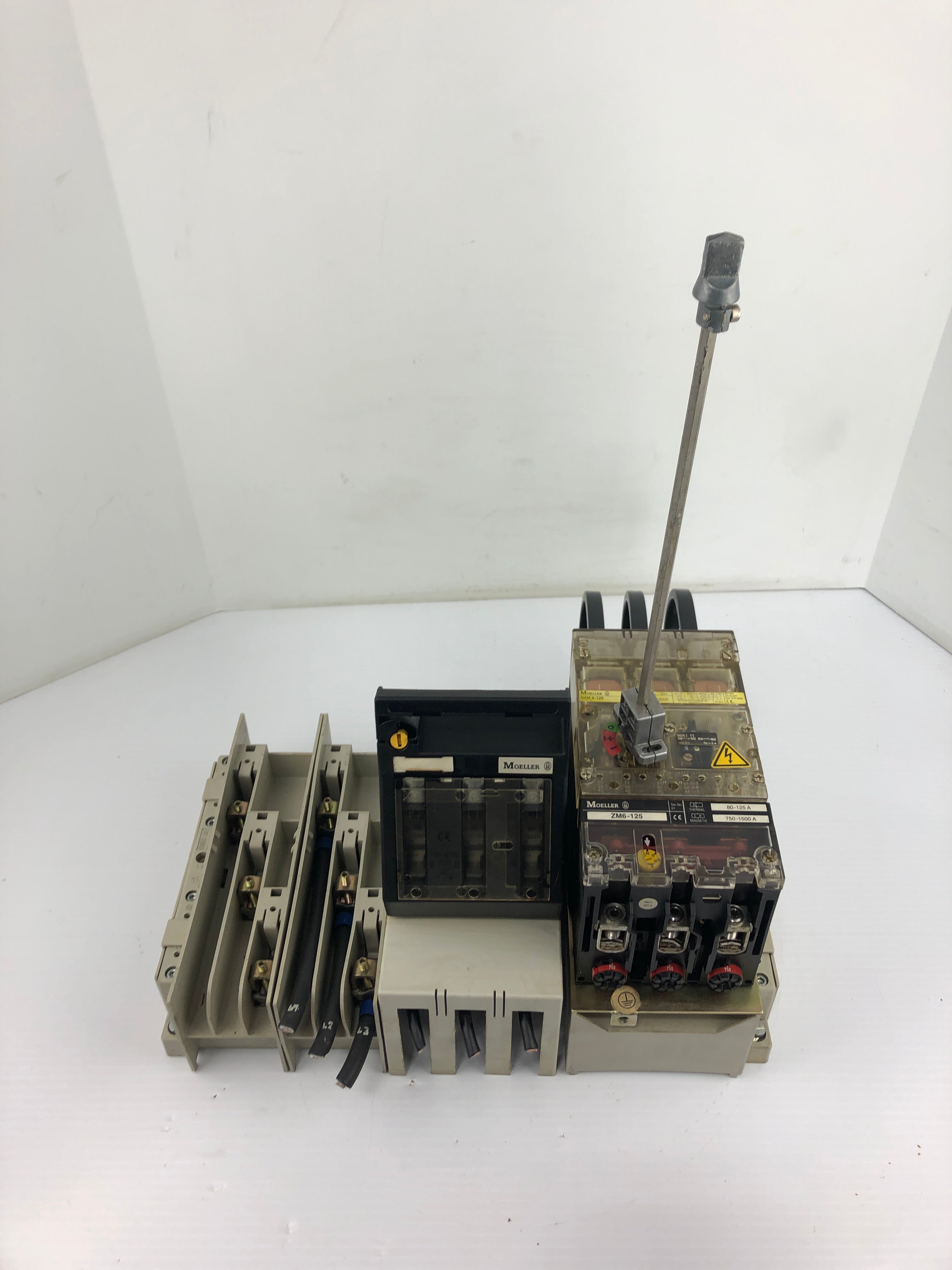 Moeller ZM6-125 Circuit Breaker with Fuse Holder NH000 Assembly