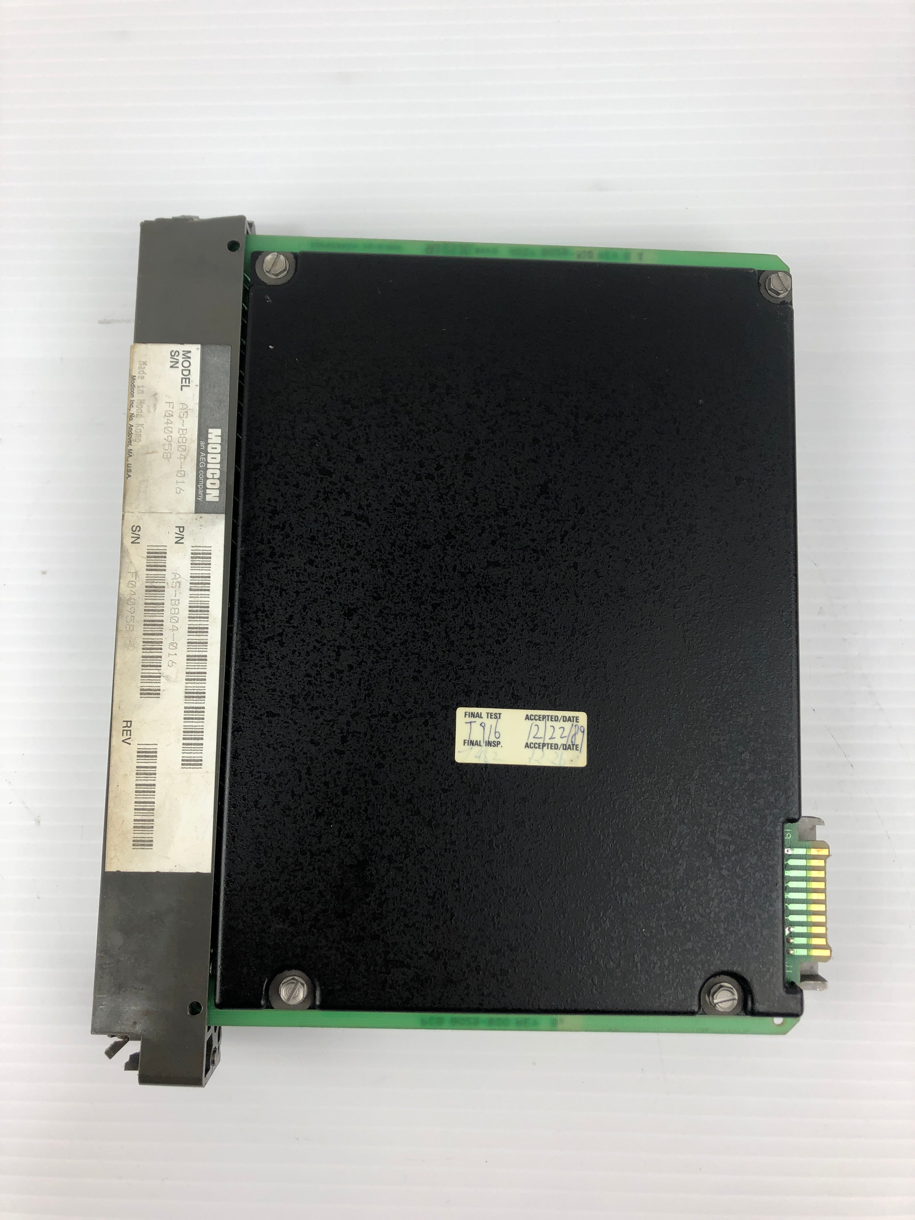 Modicon AS-B804-016 Output Module 115VAC Fuse: 250V 8A