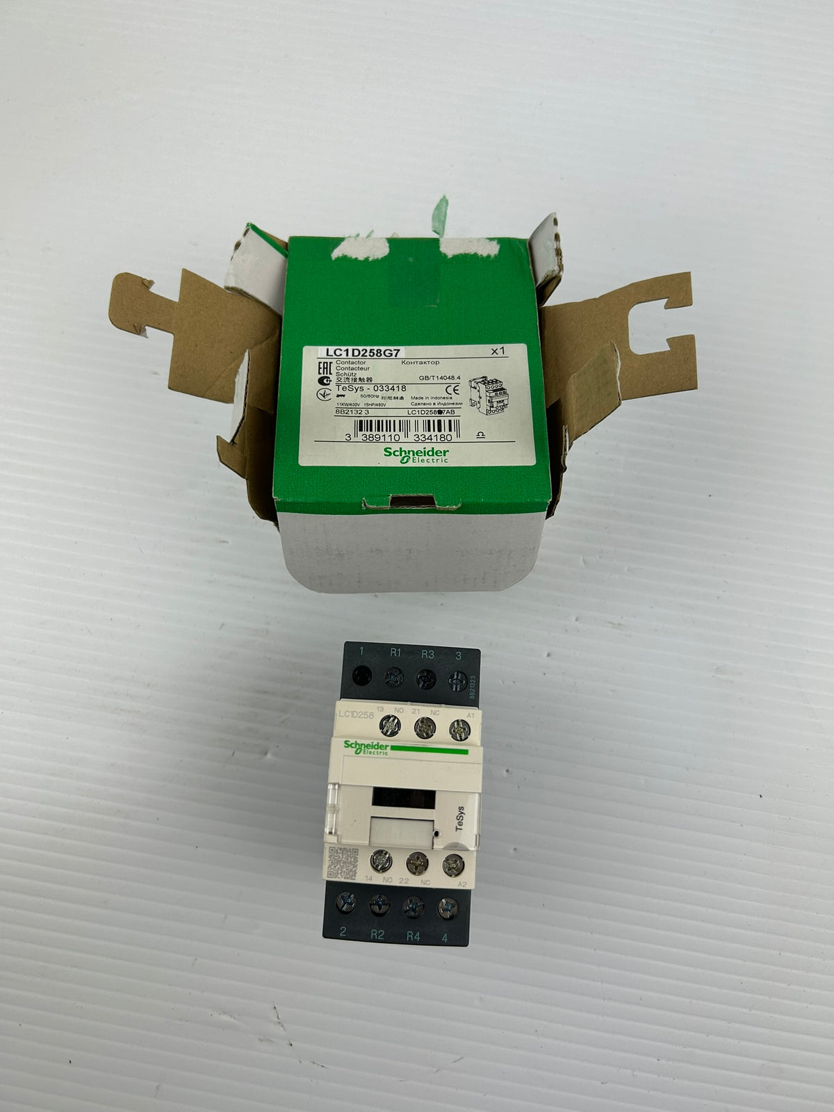 Schneider Electric TeSys LC1D258G7 Contactor 600V 3 Phase