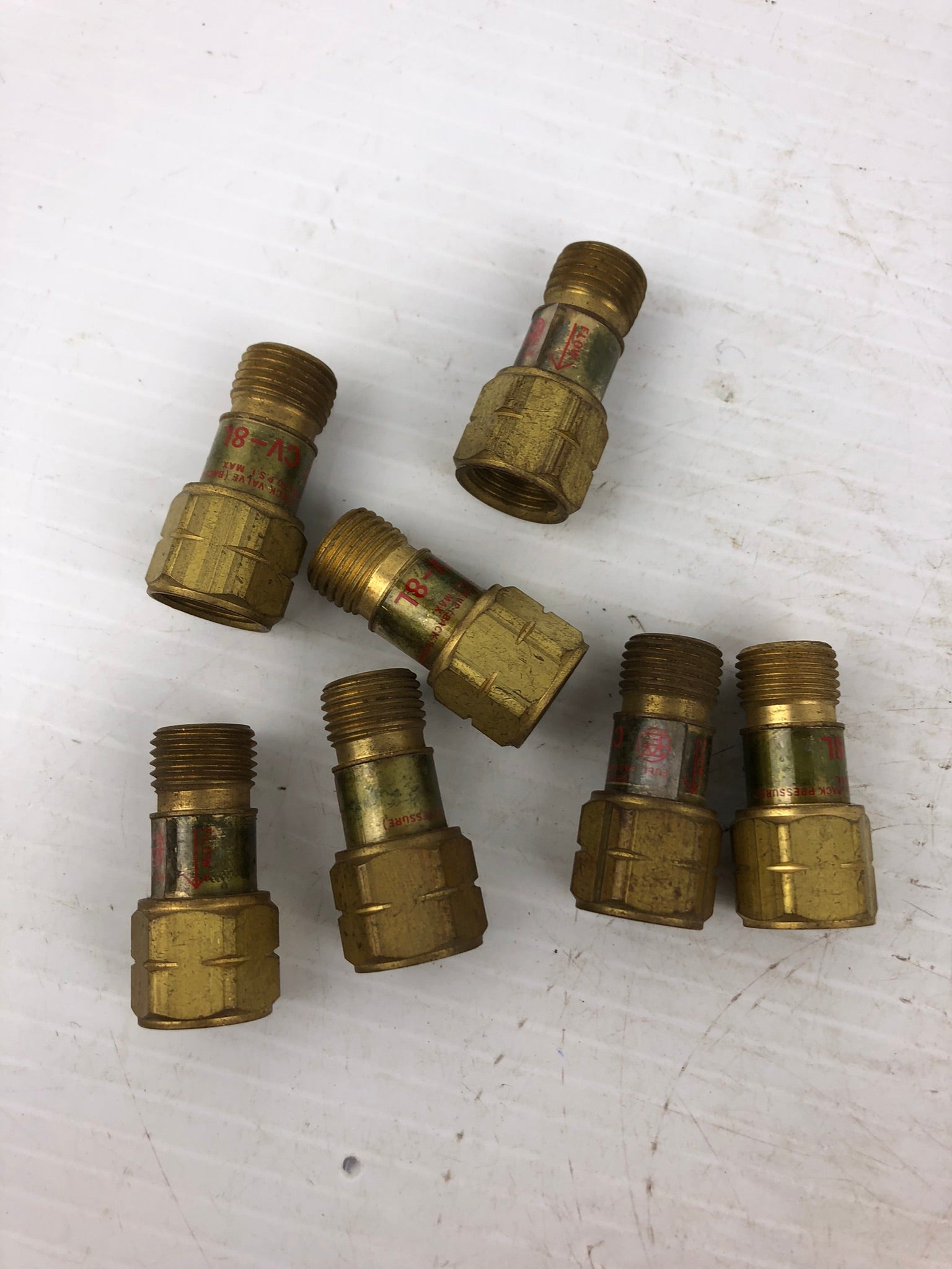 Western Enterprises CV-8L Check Valve - Lot of 7