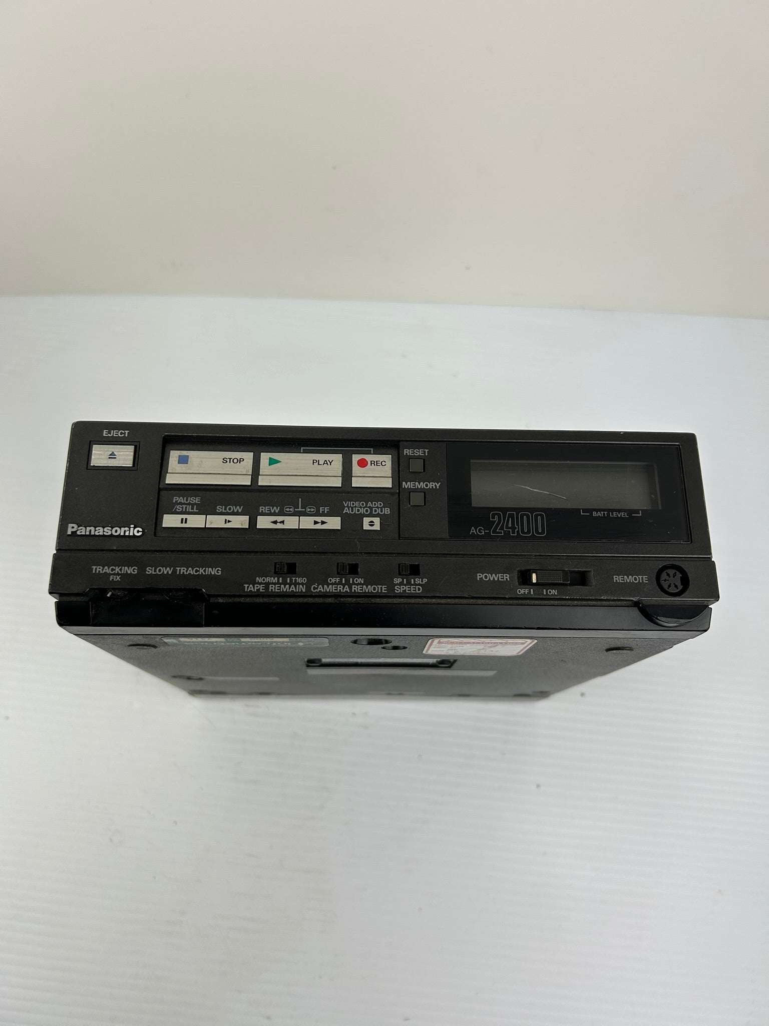 Panasonic AG-2400 Portable Video Cassette Recorder - No Battery