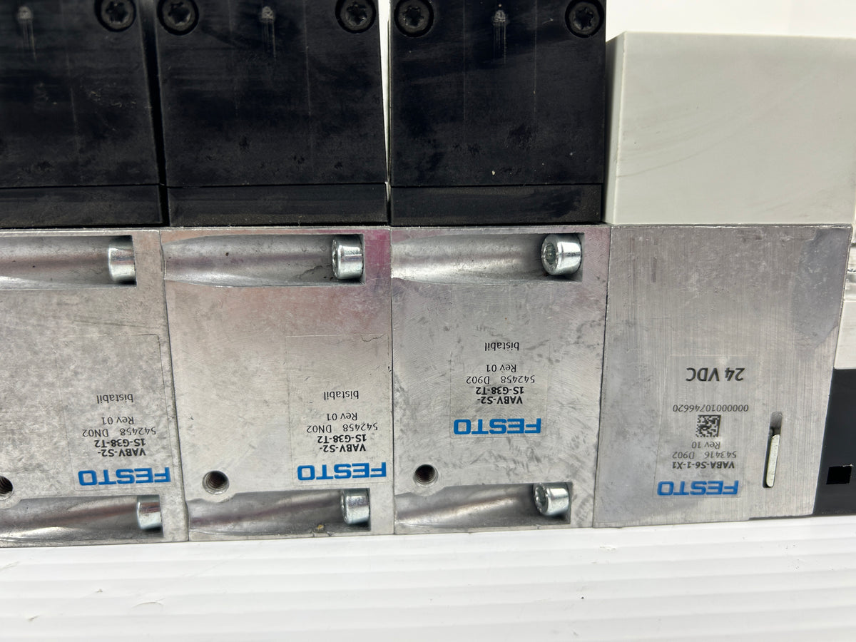 Festo Valve Assembly VTSA-FB CPX-FB13 VSVA-B-M52-AZD-D1-1T1L VABB-S2-10-WT