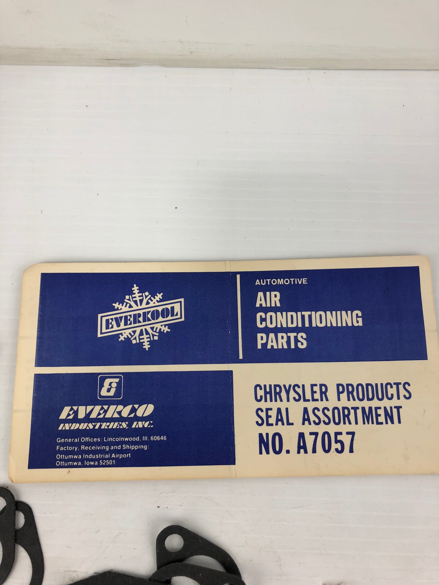 Everkool A7057 Chrysler Products Seal Assortment for Automotive Air Conditioning
