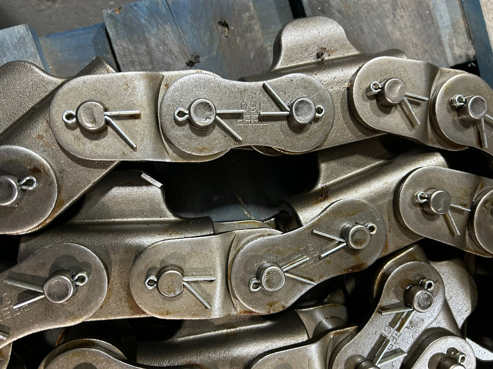 PEER 160-3C Roller Chain Triple Strand 10 Feet 2" Pitch #160 Cottered 10'