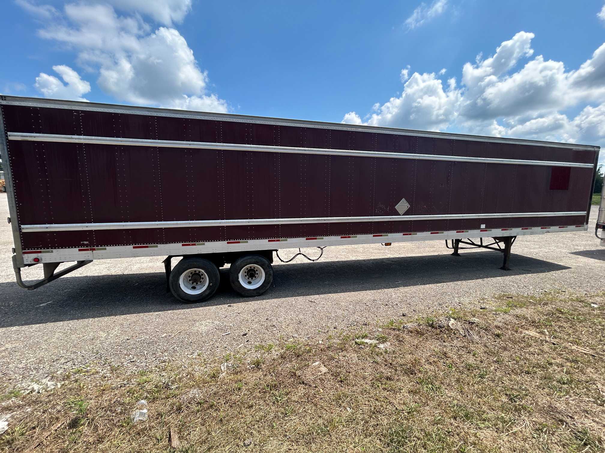 2004 Trailmobile 53' Dry Van Semi Trailer Air Ride Swing Doors 2MN01JAH941001020
