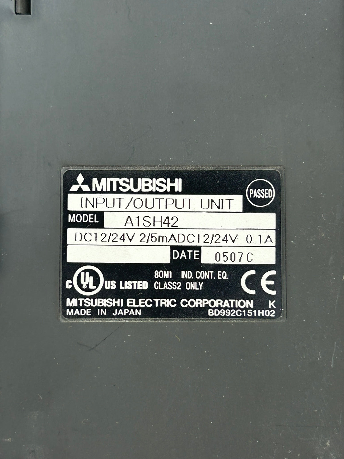 Mitsubishi A1SH42 Input/Output Unit PLC Module 12/24VDC 2/5mA 0.1A