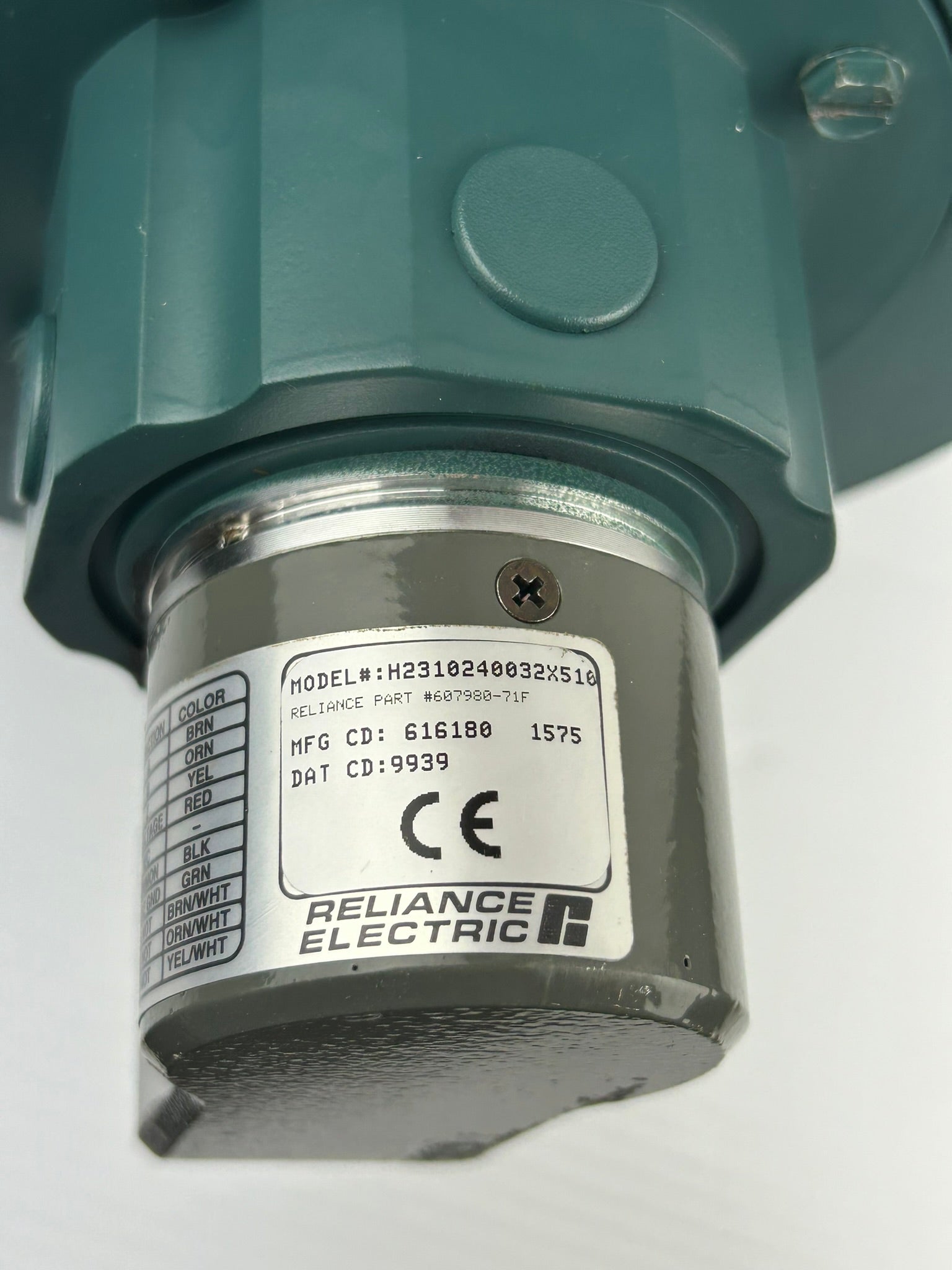 Reliance Electric AC Motor P14A5803P-AC 1HP 1736 RPM 3PH WC143TC H2310240032X510