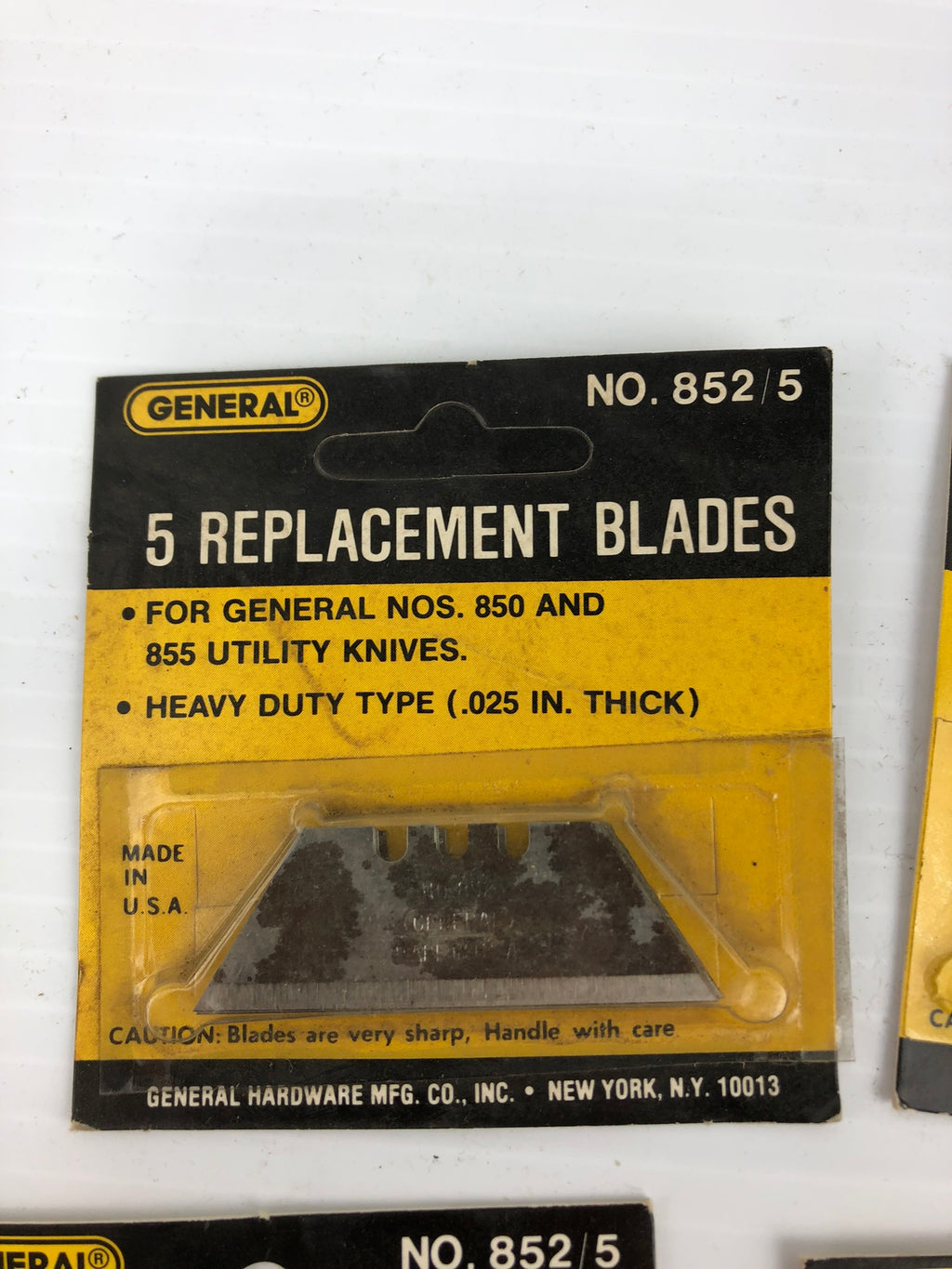 GENERAL UTILITY KNIFE BLADES - 857-5 - Light Tool Supply