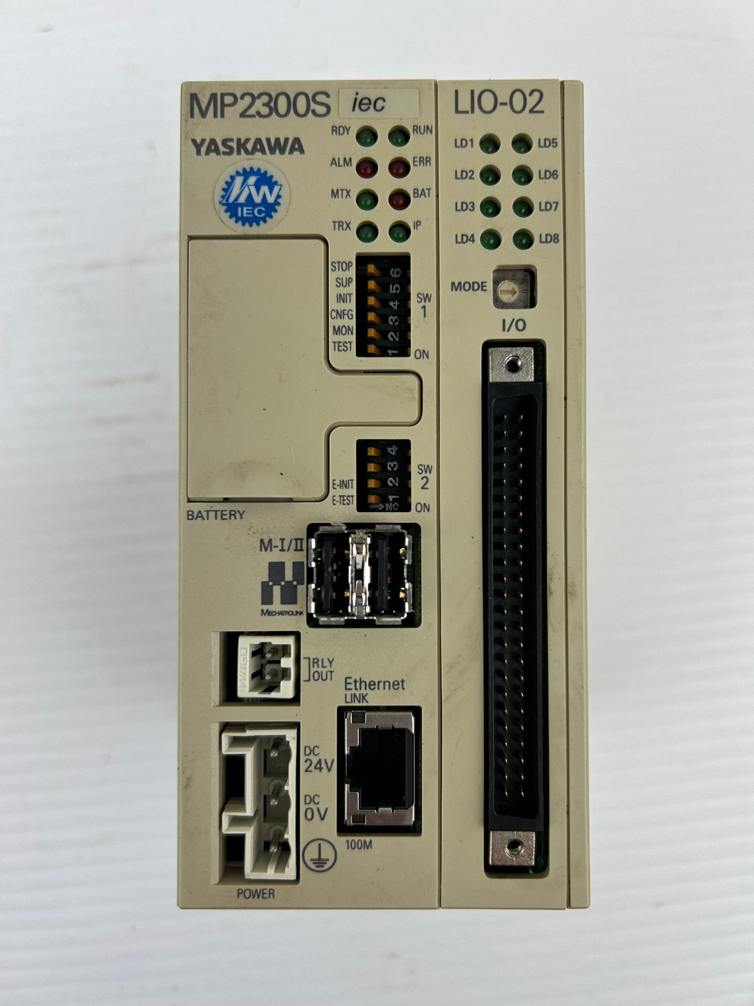 Yaskawa PMC-U-MP23S04L2 Servo Drive MP2300Siec with LIO-02