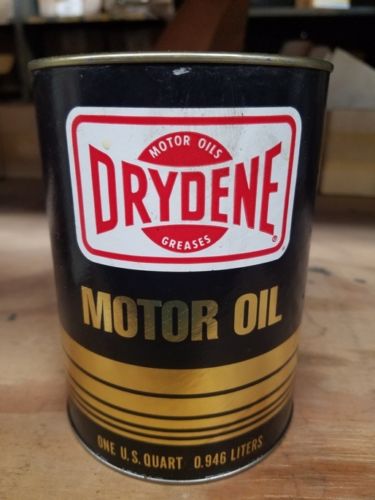 Vintage Oil Can Drydene Motor Oil Supreme XHD / Transmission Fluid - 1 Quart