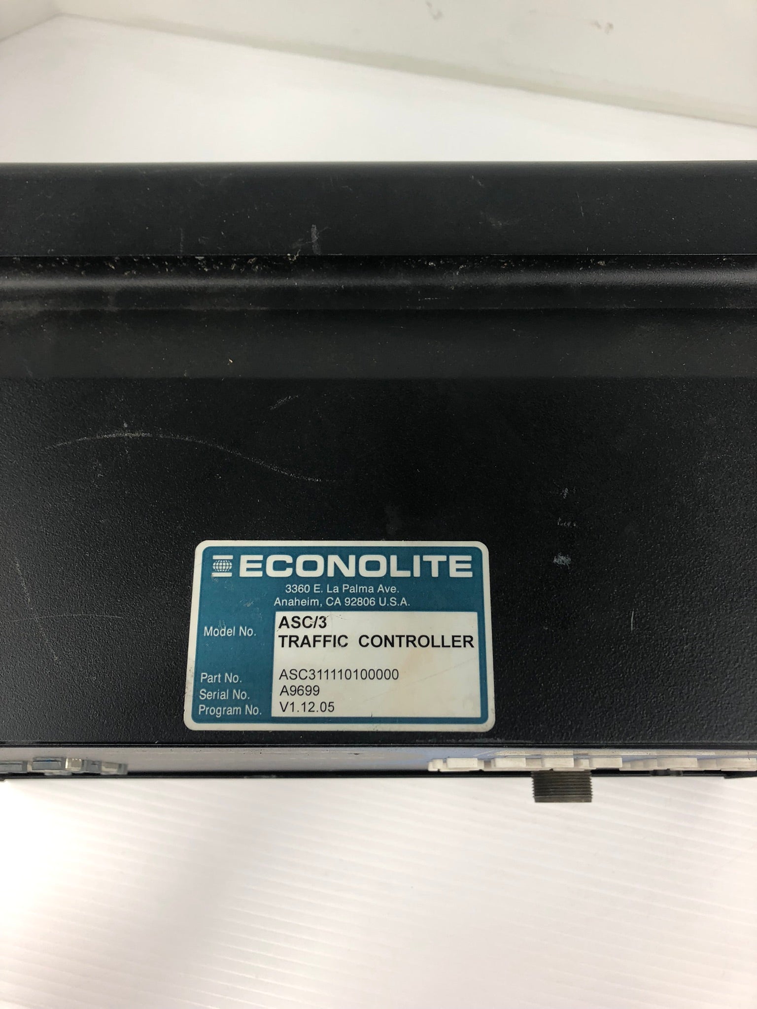 *** Econolite ASC311110100000 Traffic Controller ASC/3-1000