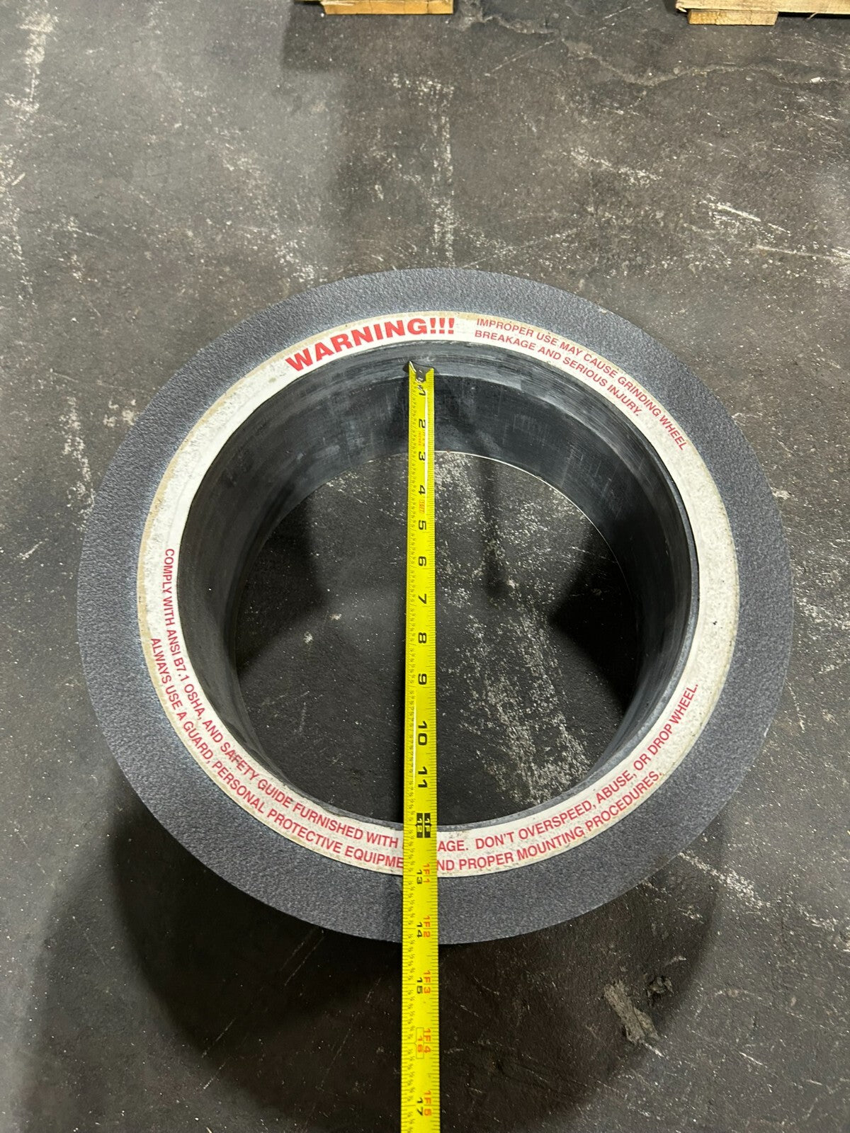 Radiac Abrasive Grinding Wheel 16.5" x 6" x 12"