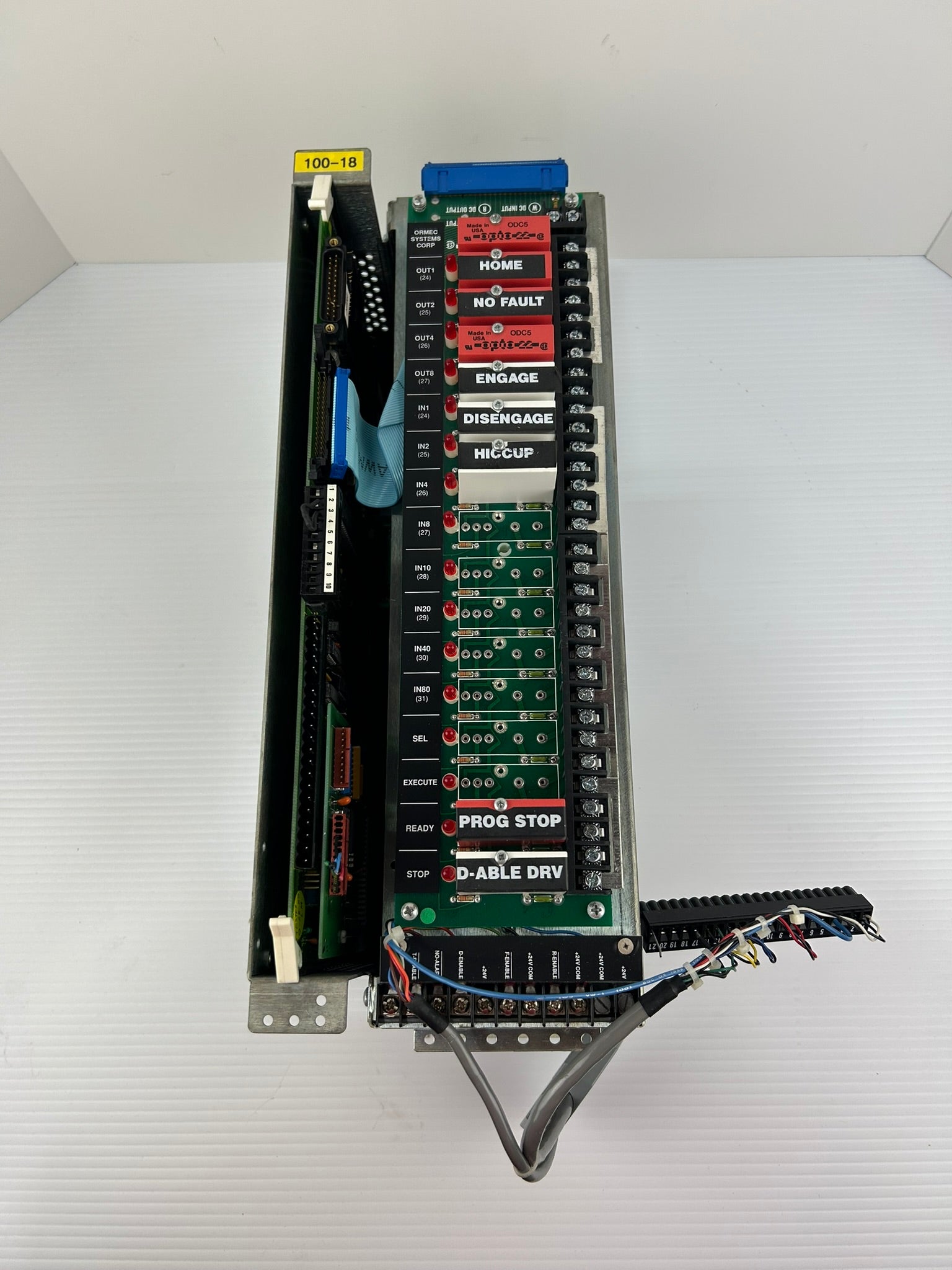 Ormec Servo Drive Module PB16A Circuit Board & Relays IDC5 ODC5