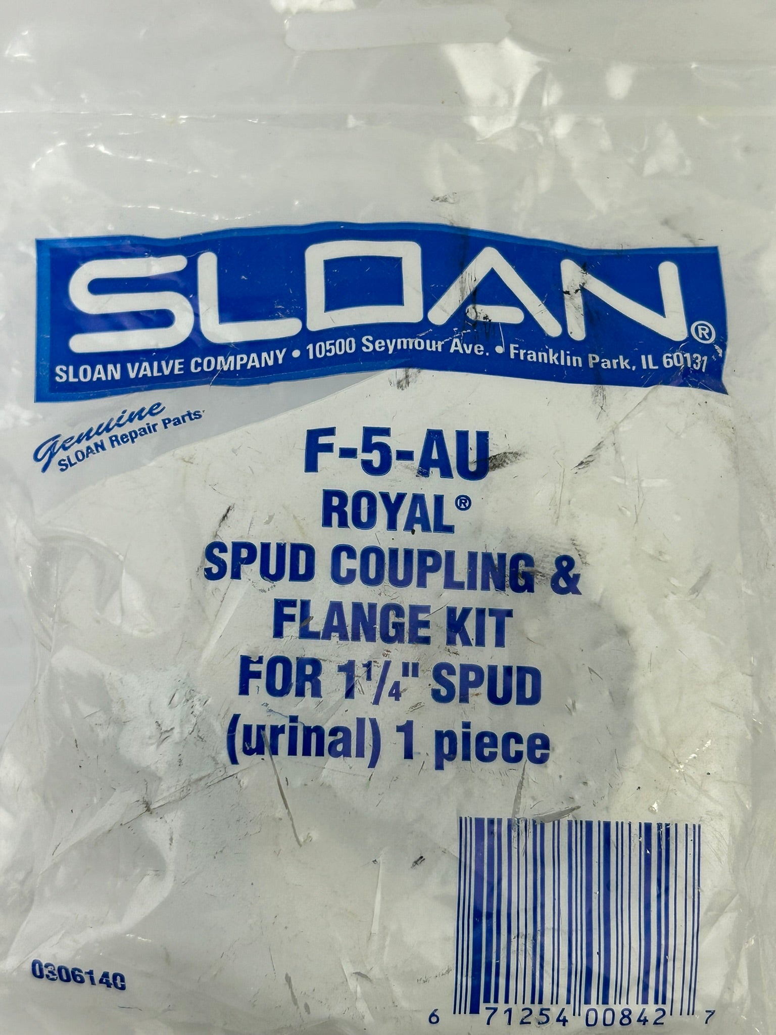 Sloan F-5-AU Royal Spud Coupling & Flange Kit for 1-1/4" Spud Urinal