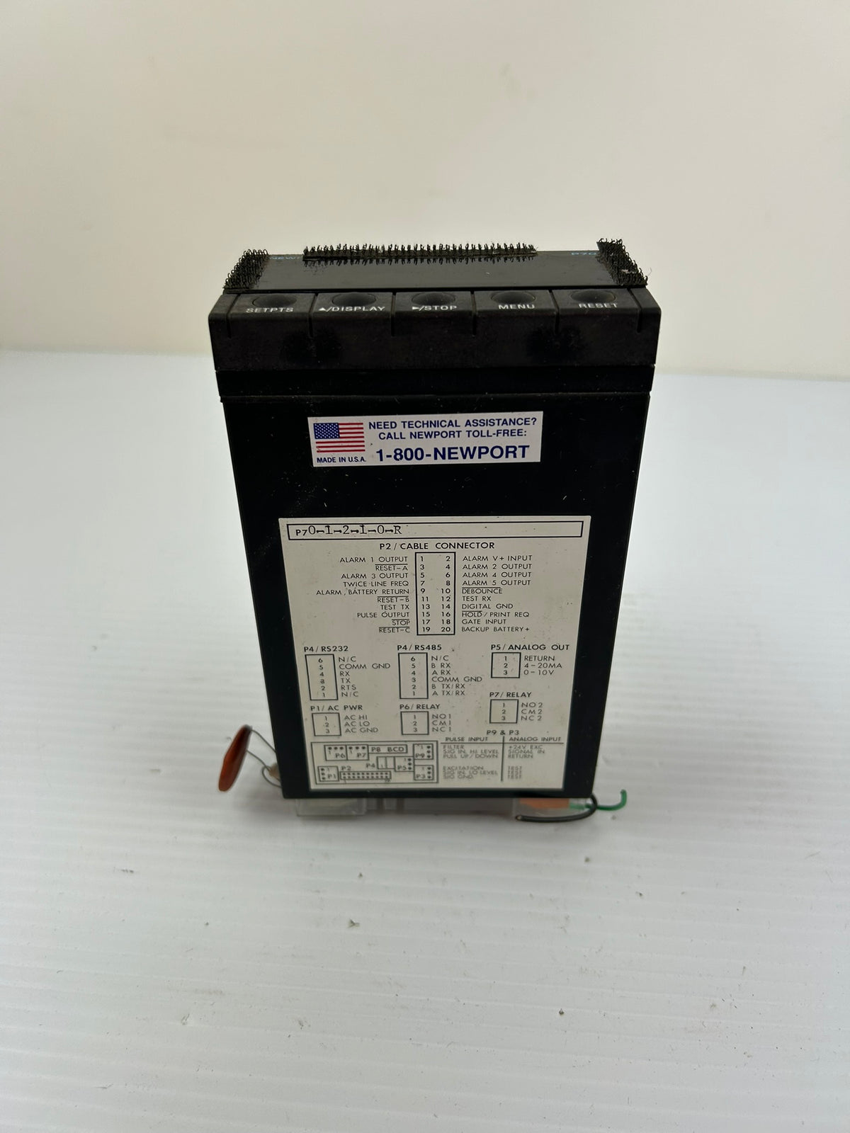 Newport P7000 Process Controller P70-1-2-1-0-R Digital Display RS232 RS485